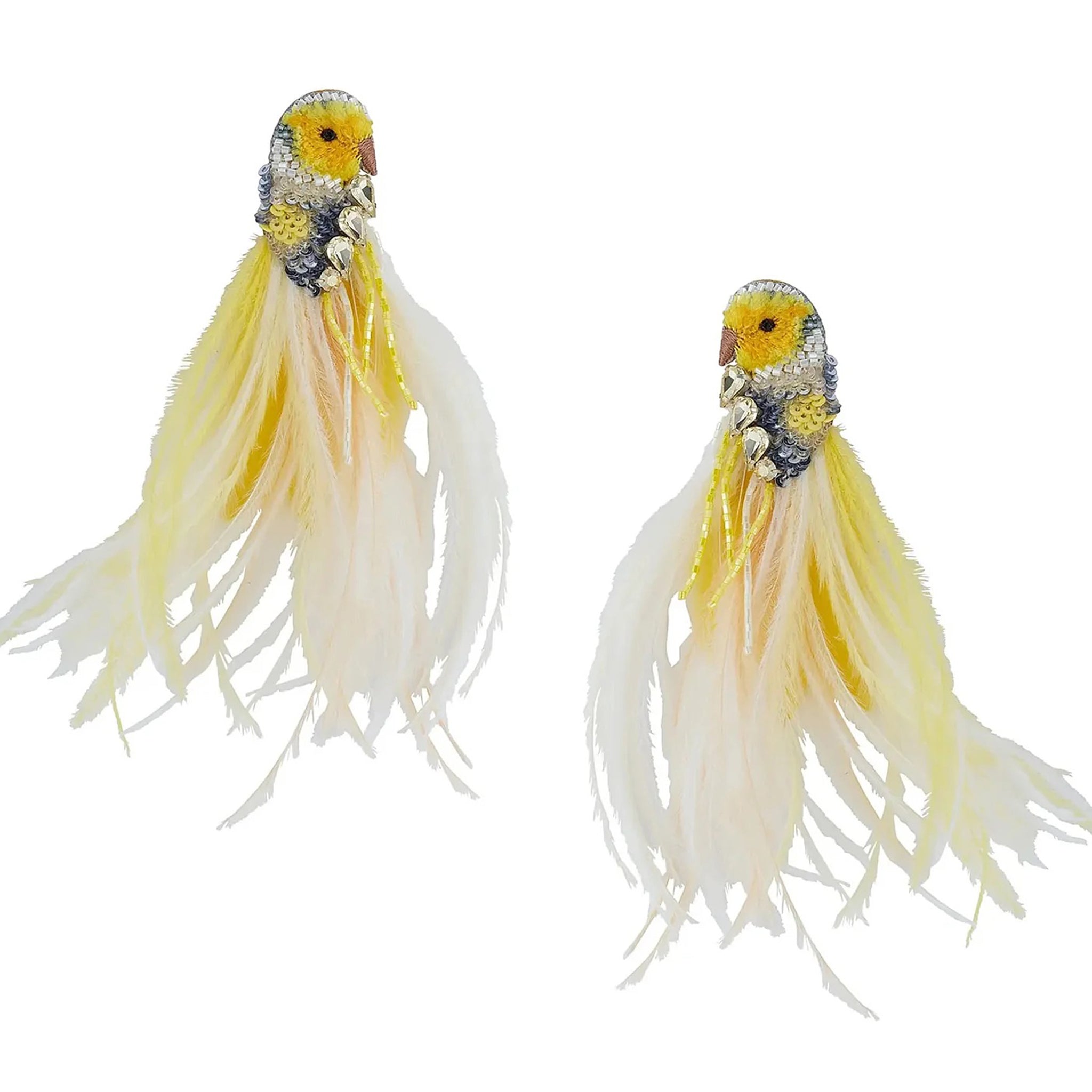 Amarillo Bird Earrings
