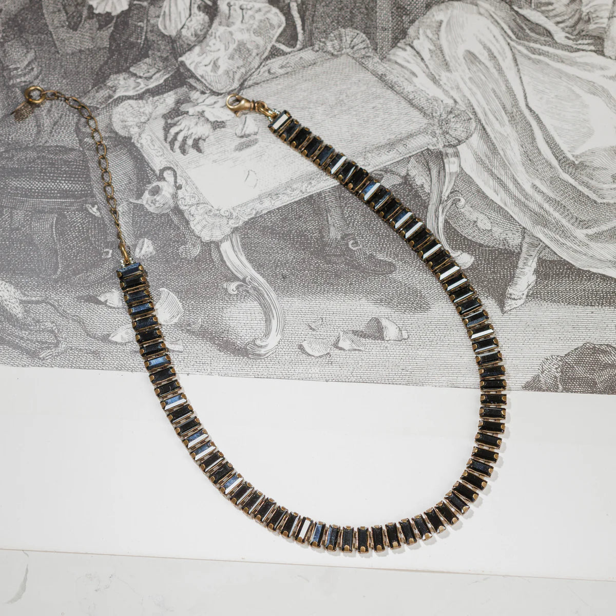 Aretha Anthracite Necklace