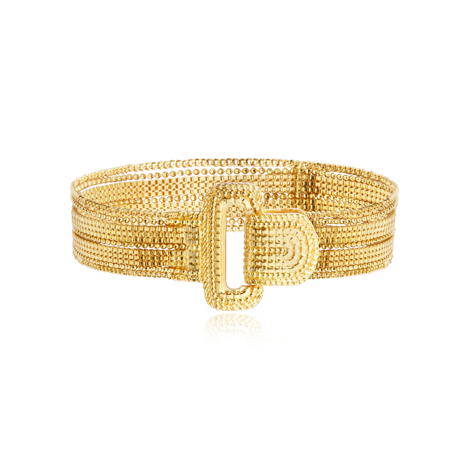 Satellite Ashanti small chain multi-strand bracelet