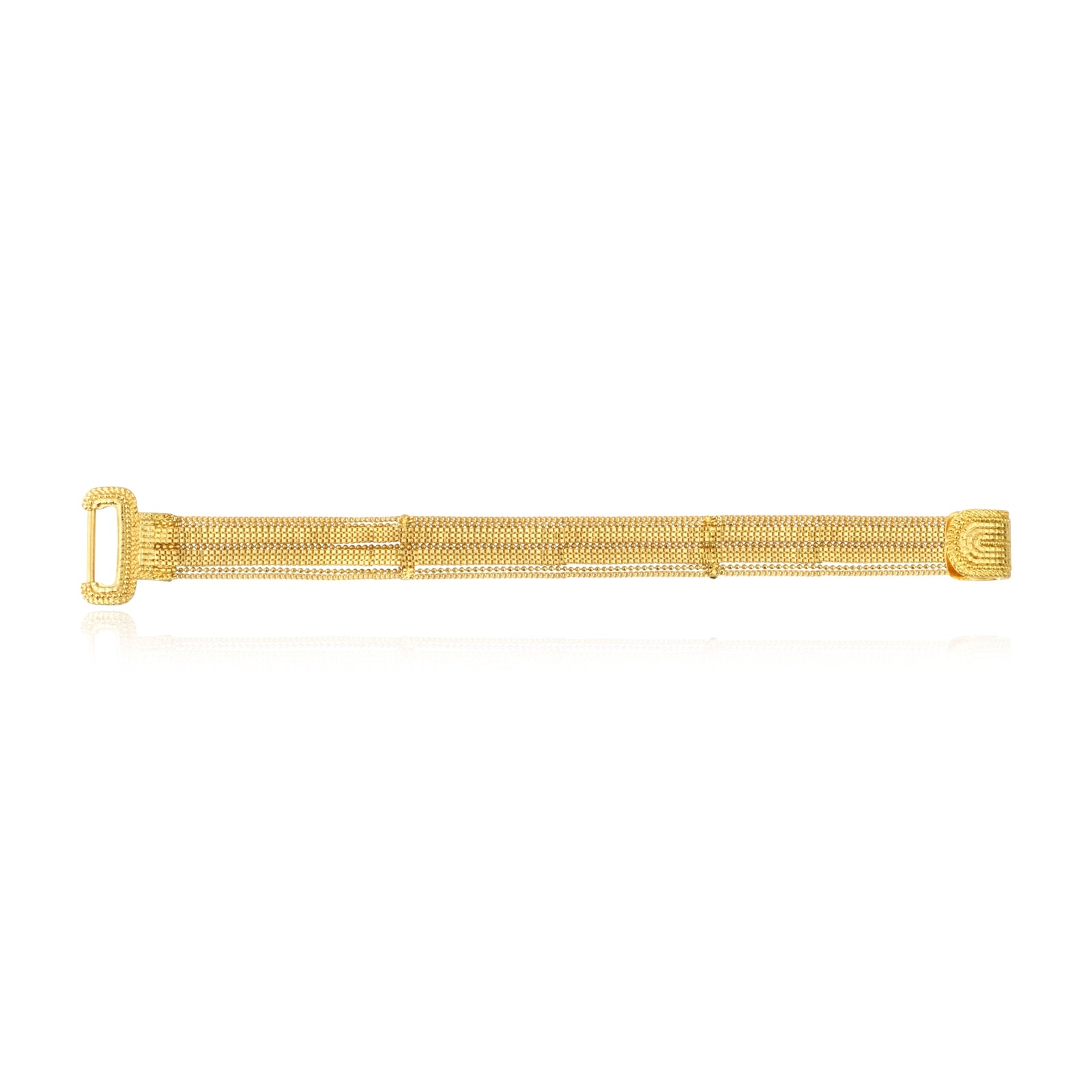 Ashanti small chain multi-strand bracelet