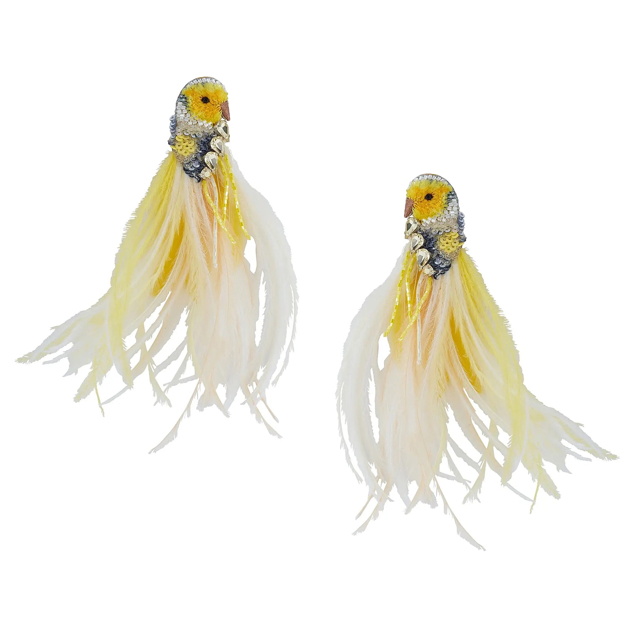 Amarillo Bird Earrings