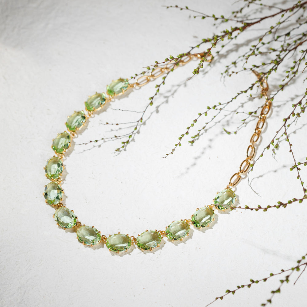 Savina Sage Necklace