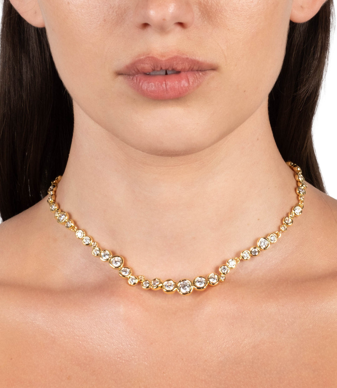 Asterales Gold Riviera Necklace