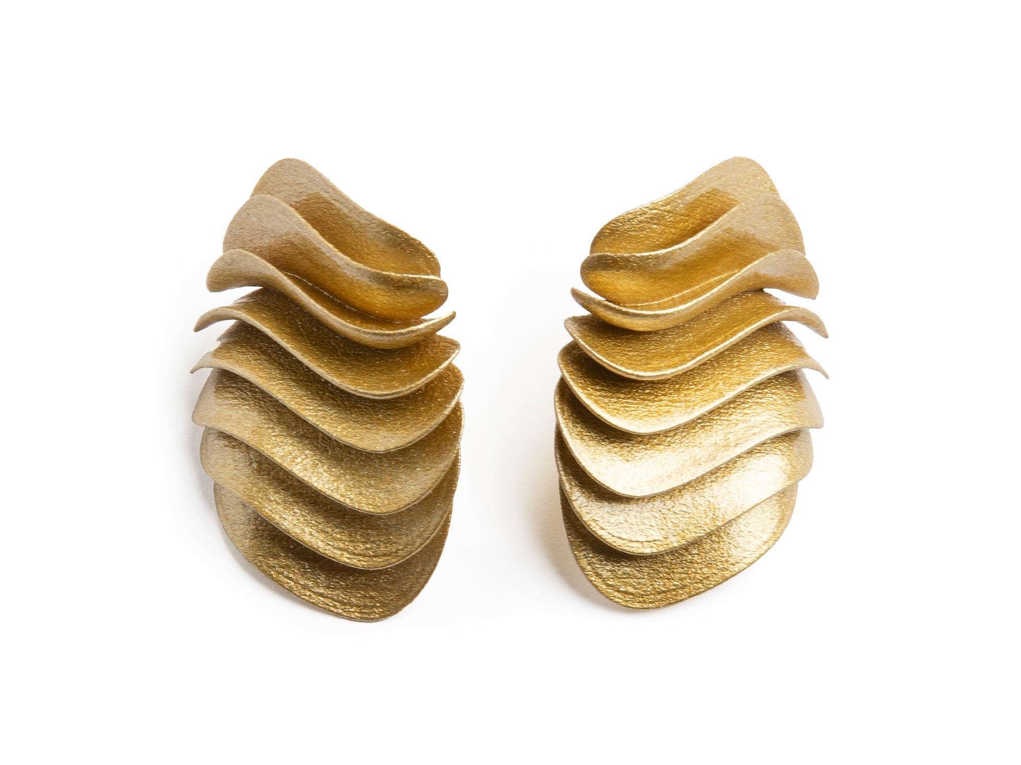 Athena Earrings 2 - White Gold