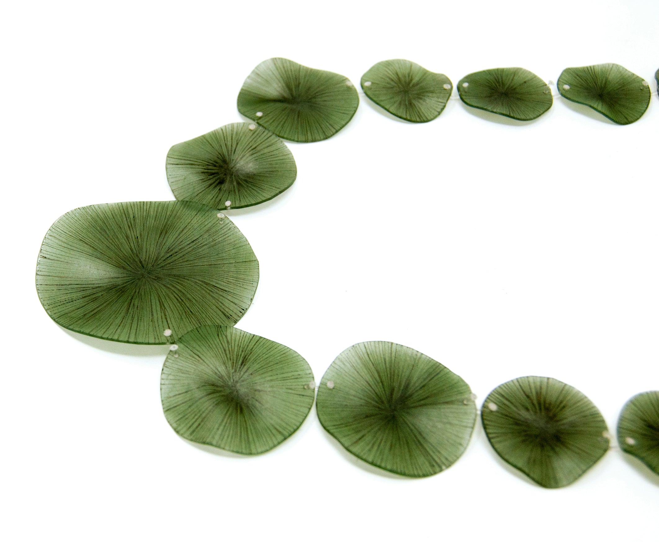 Necklace BLOOM small - Sage