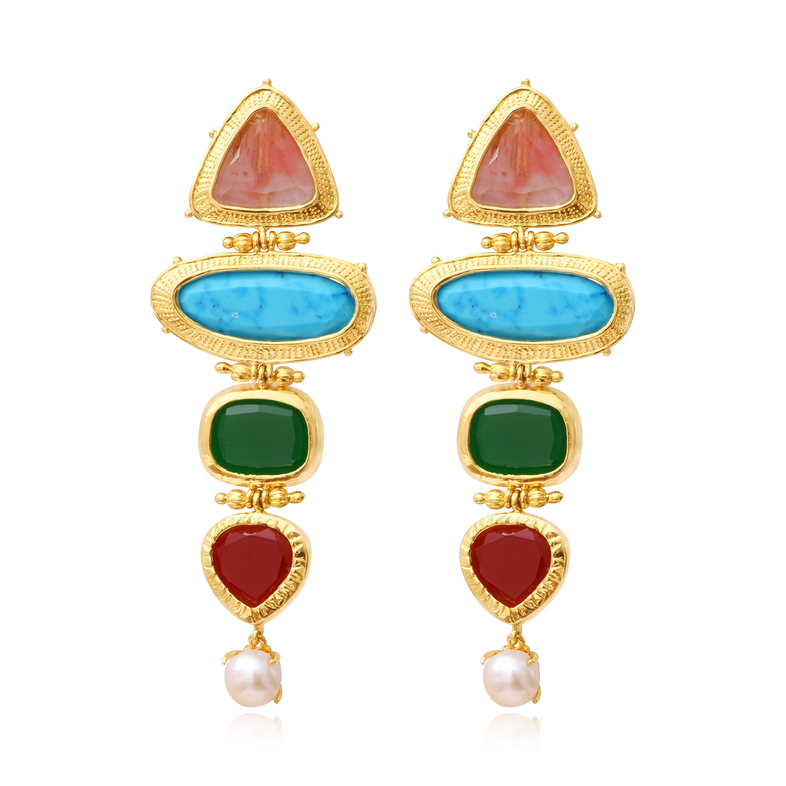 Byzance clip-on earrings