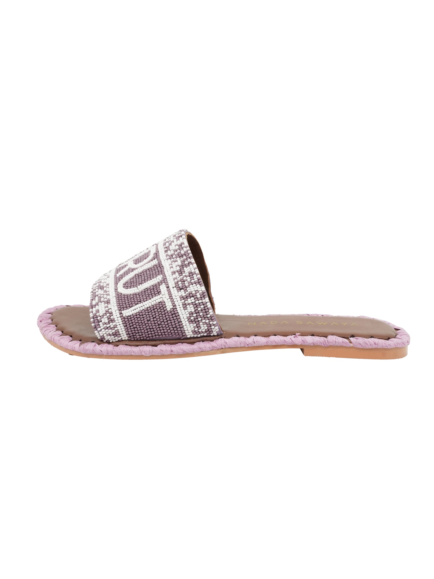 Beirut Beaded Sandals - Lilac