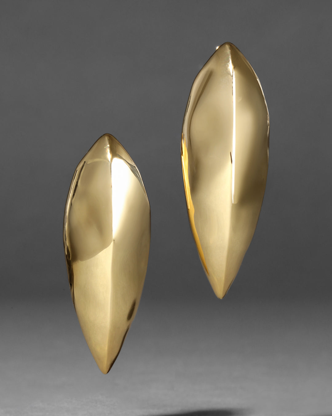 Brut Gold Armor Clip Earring