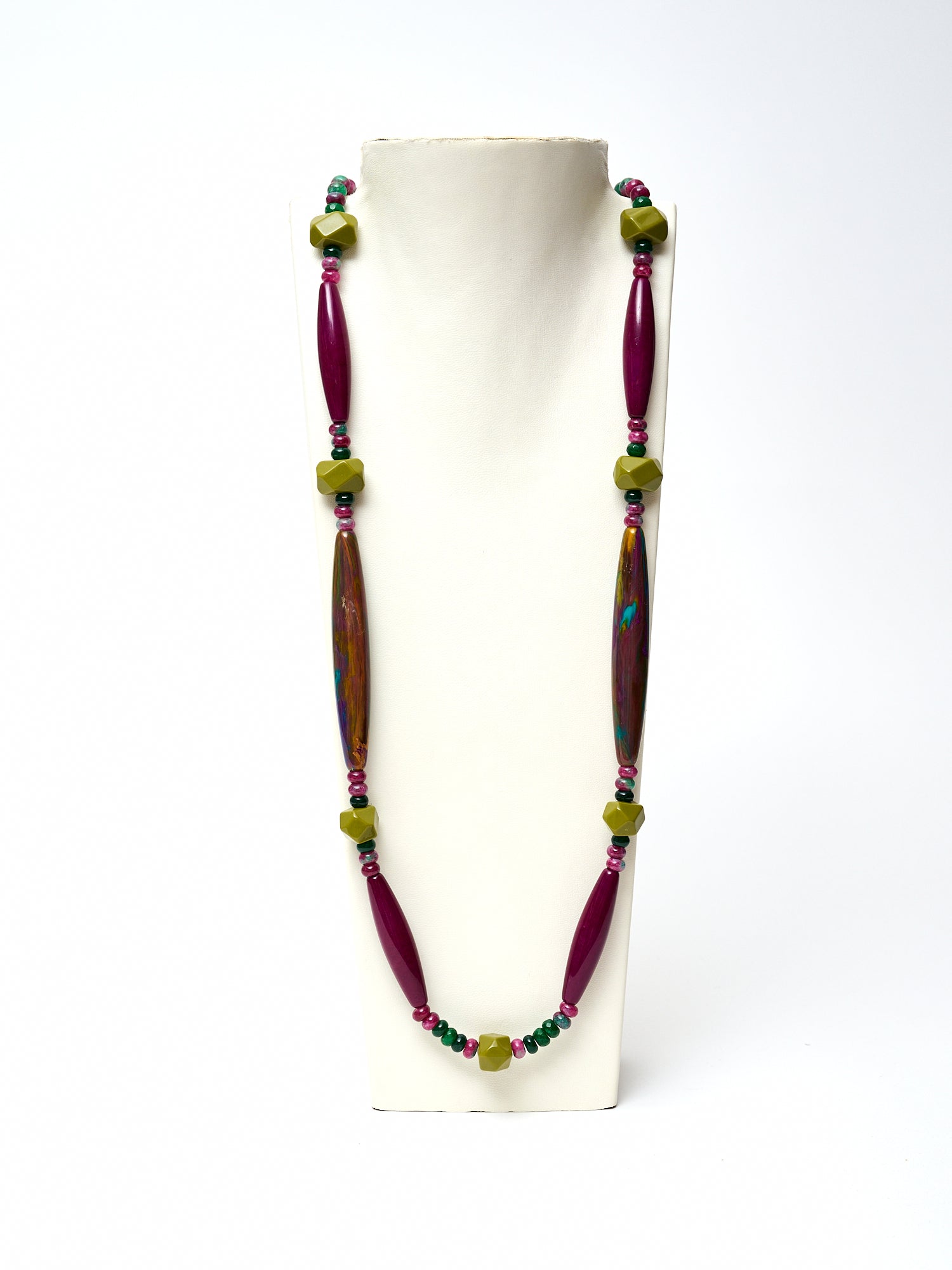 Long Resin Necklace C-1925-A