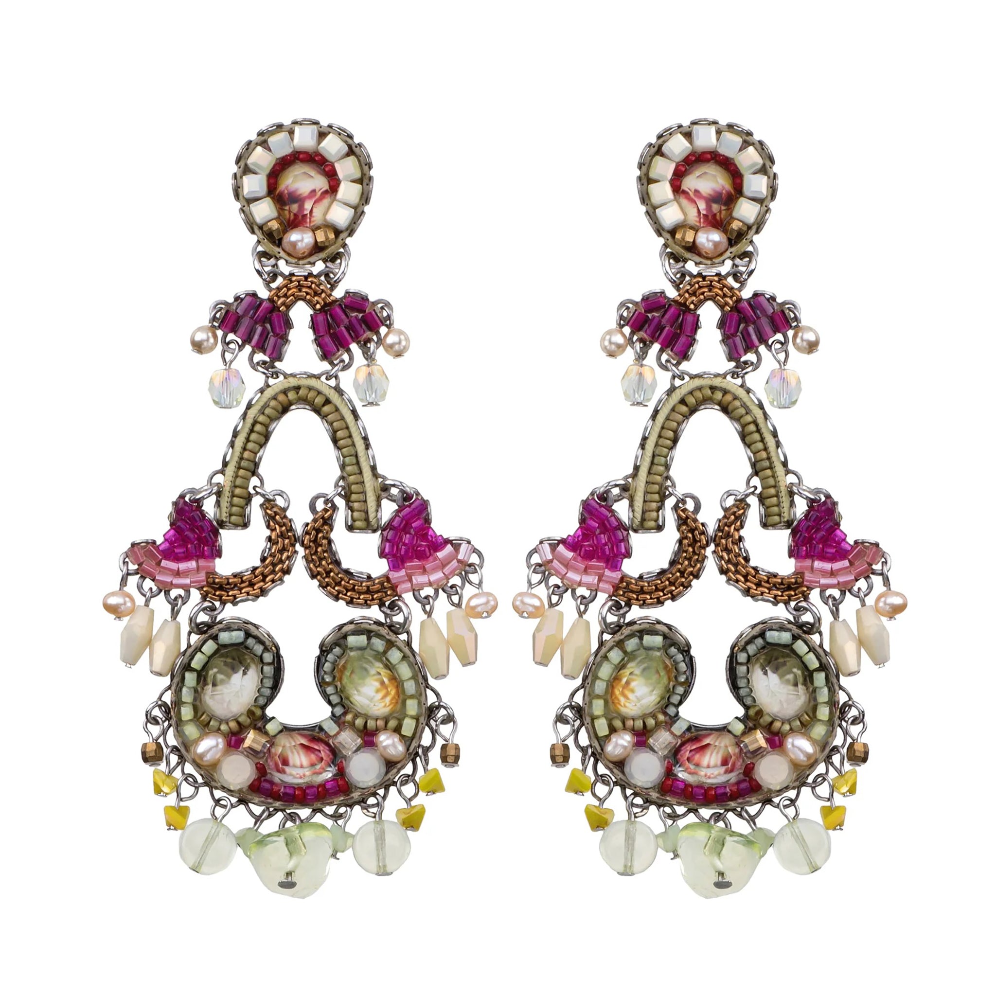Bold Earrings Lemonade Set, Citron