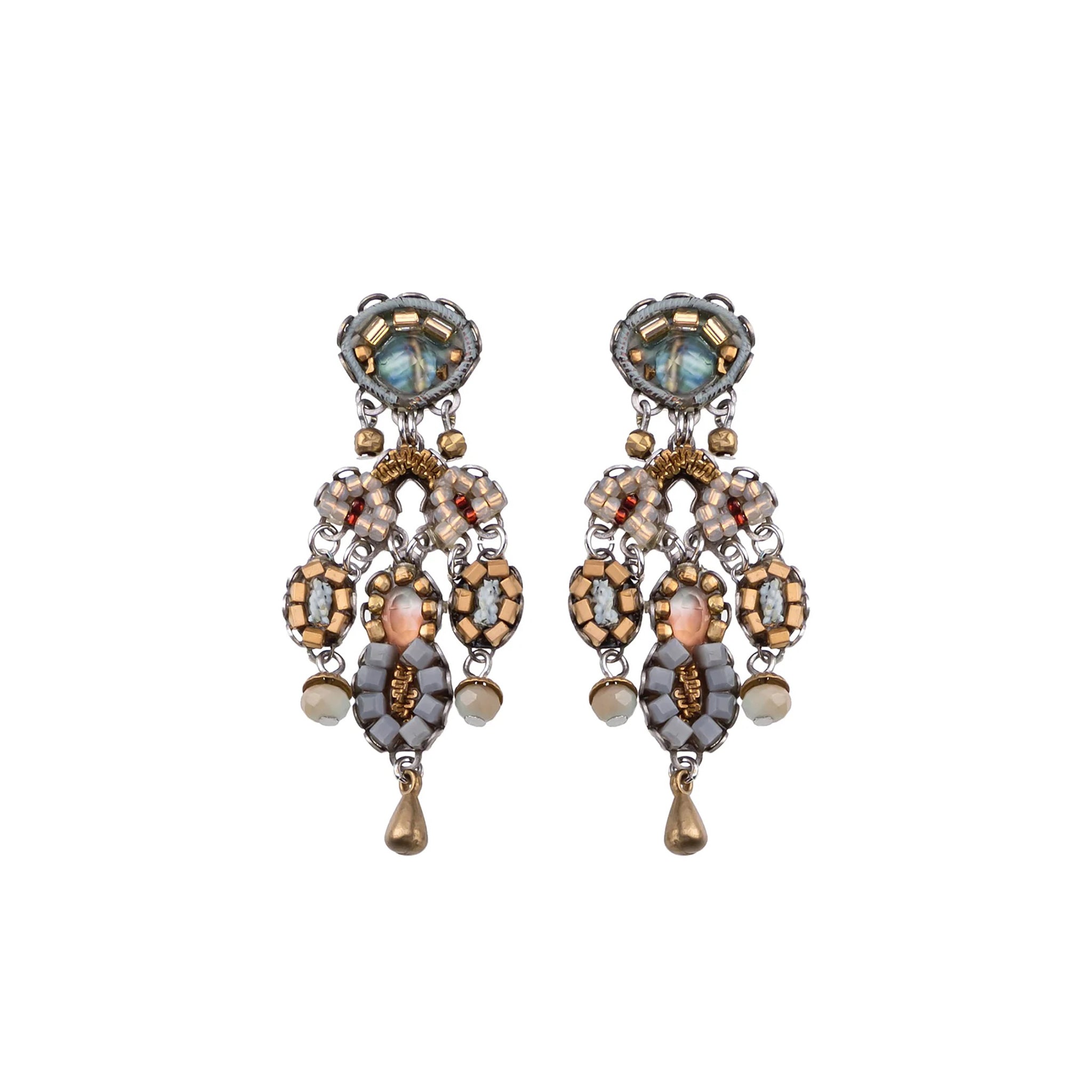 Dainty Earrings Metallic Medley Set, Parn