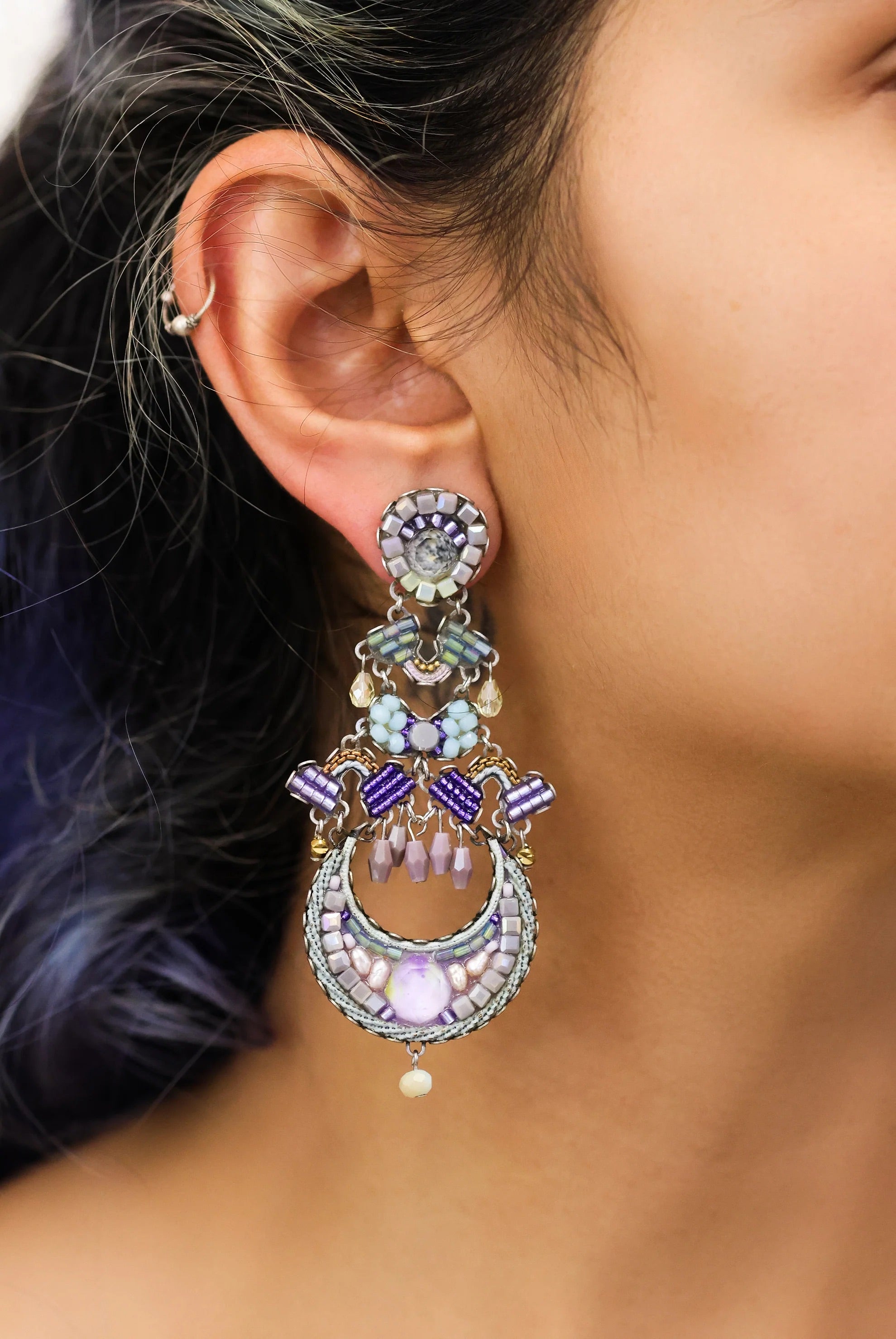 Elegant Earrings Hyacinth Set, Sis