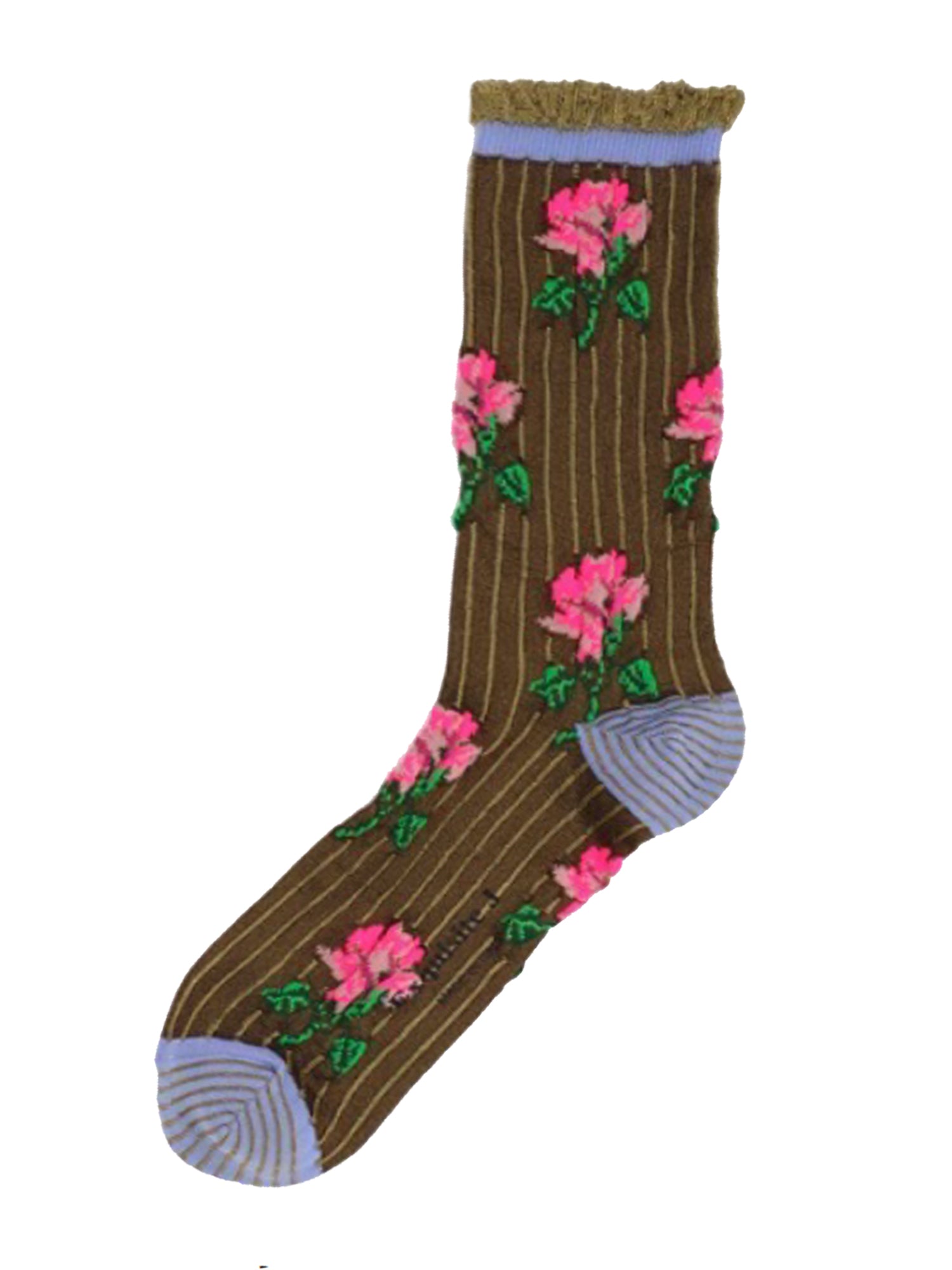 Socks CA54 Brown /Pink