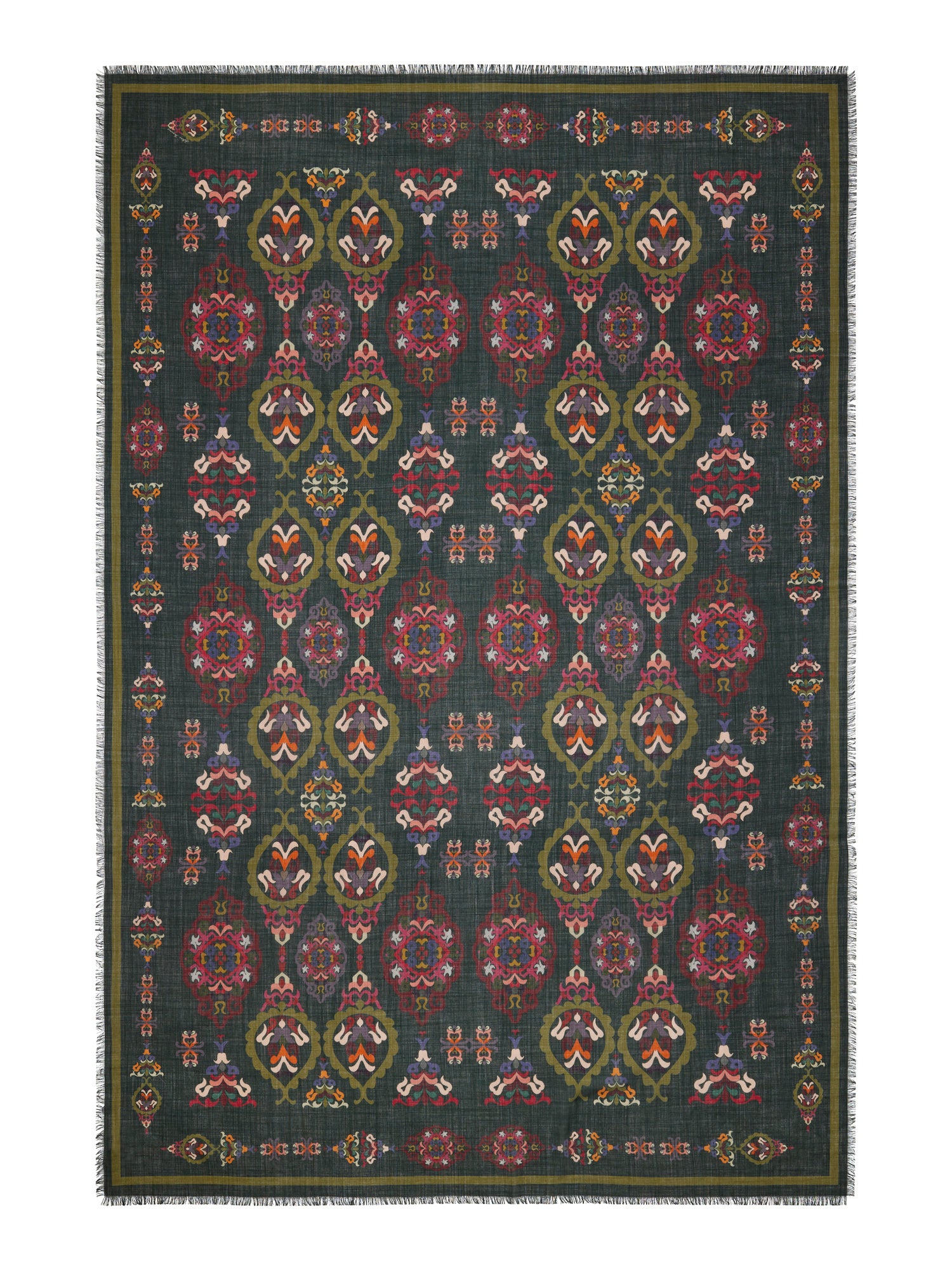 100% Wool Stole Morocco Print