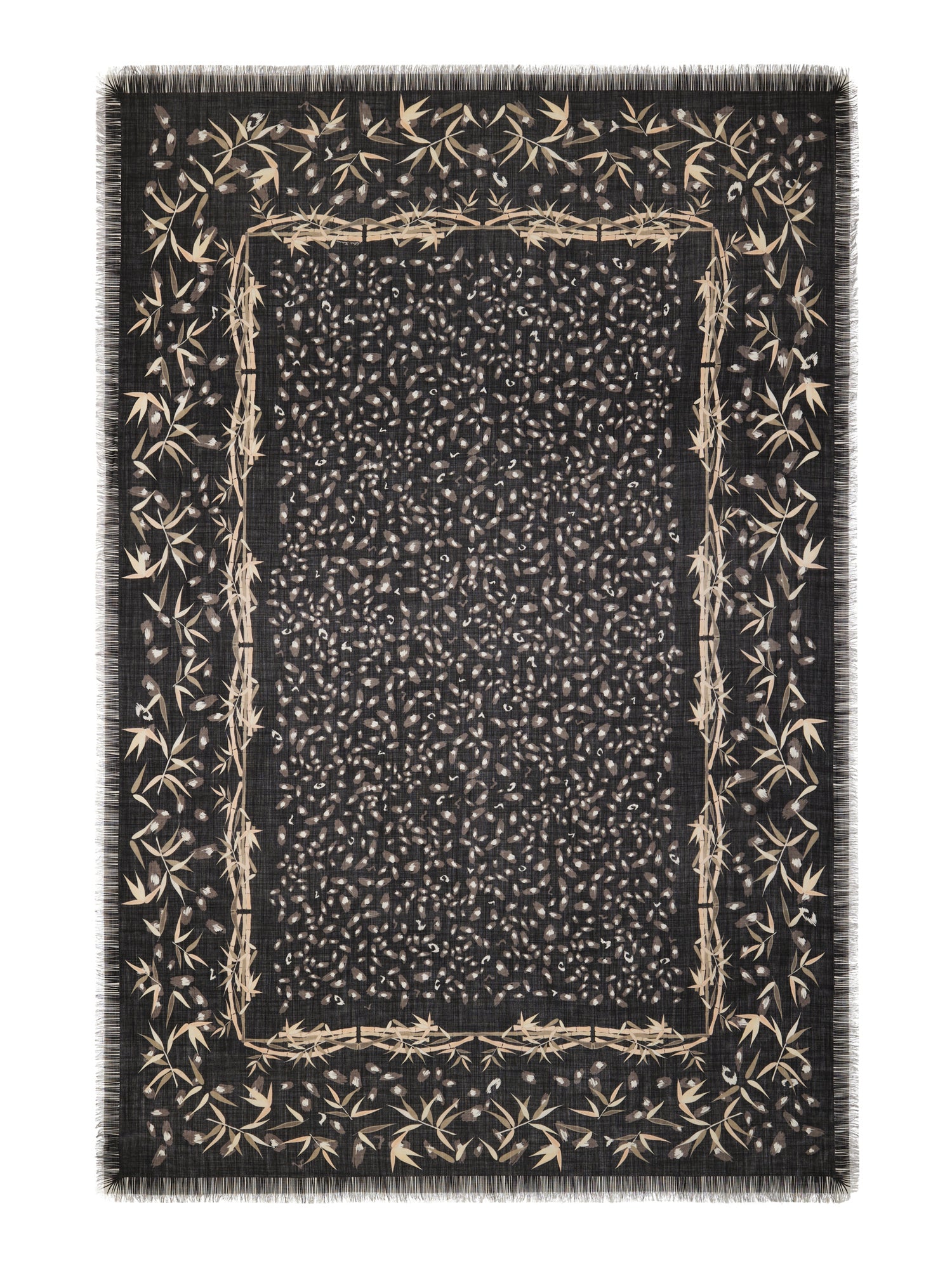 100% Wool Stole Animalier Print