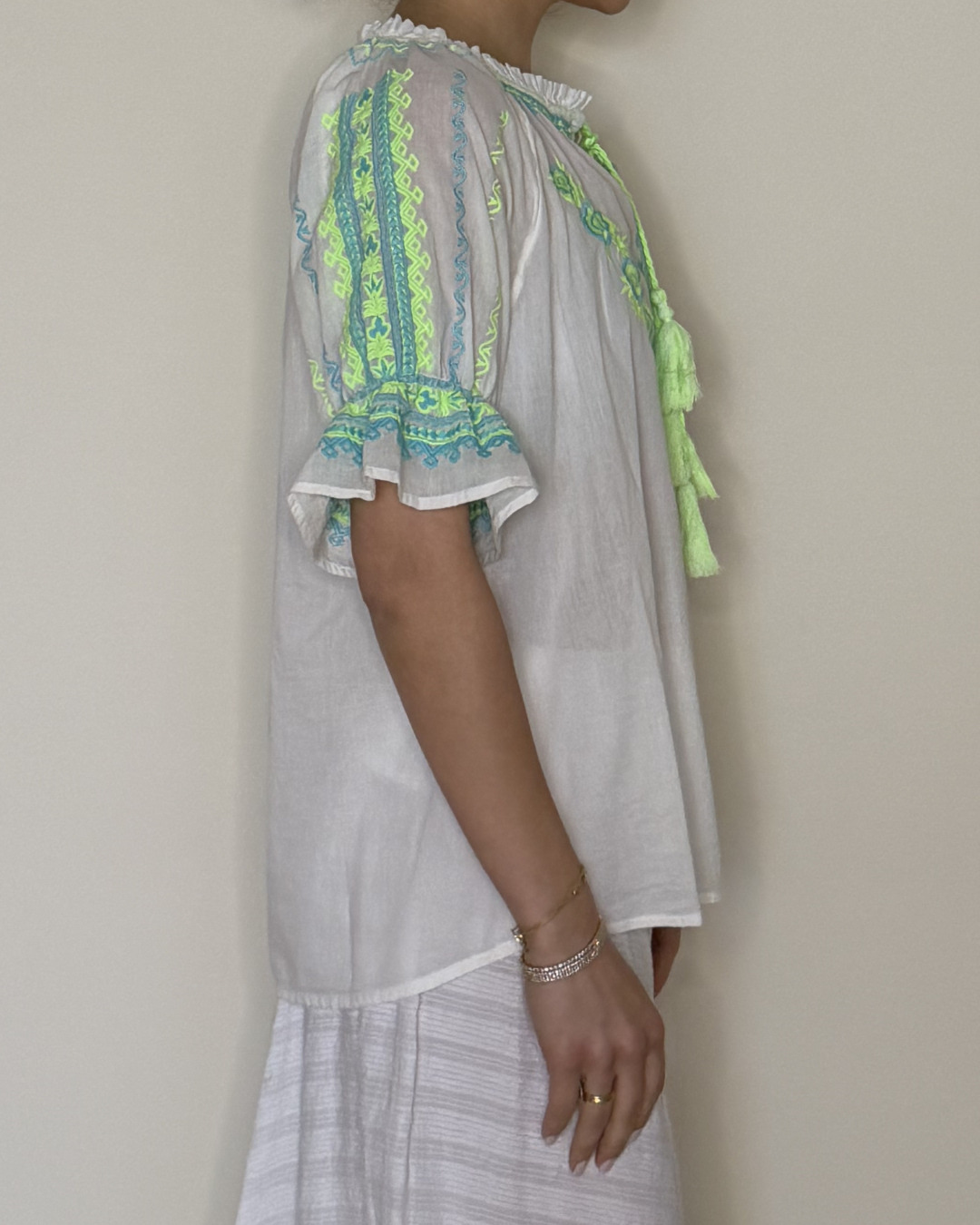 Cross Cotton Blouse