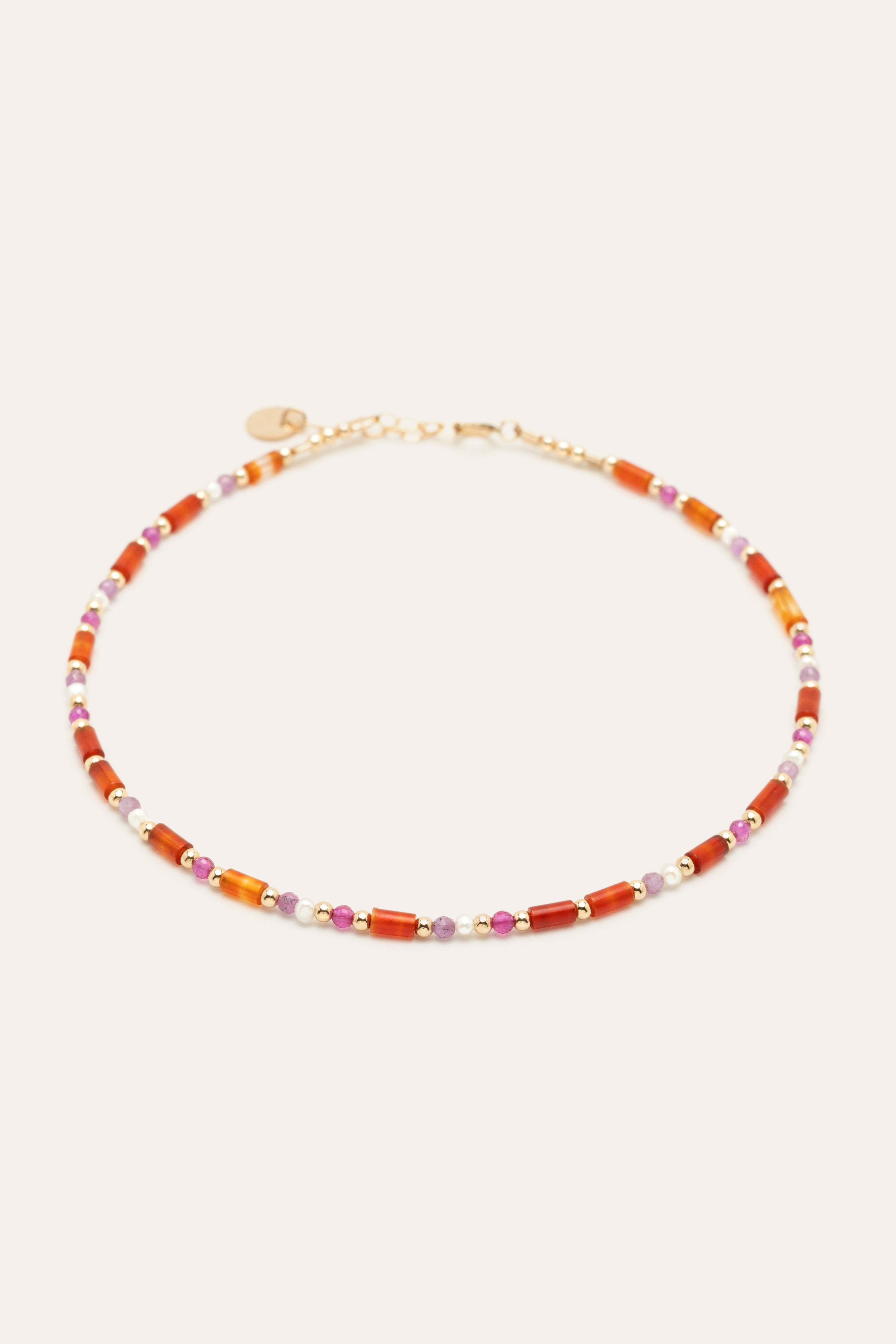 Lamee Ankle Chain - Tangerine