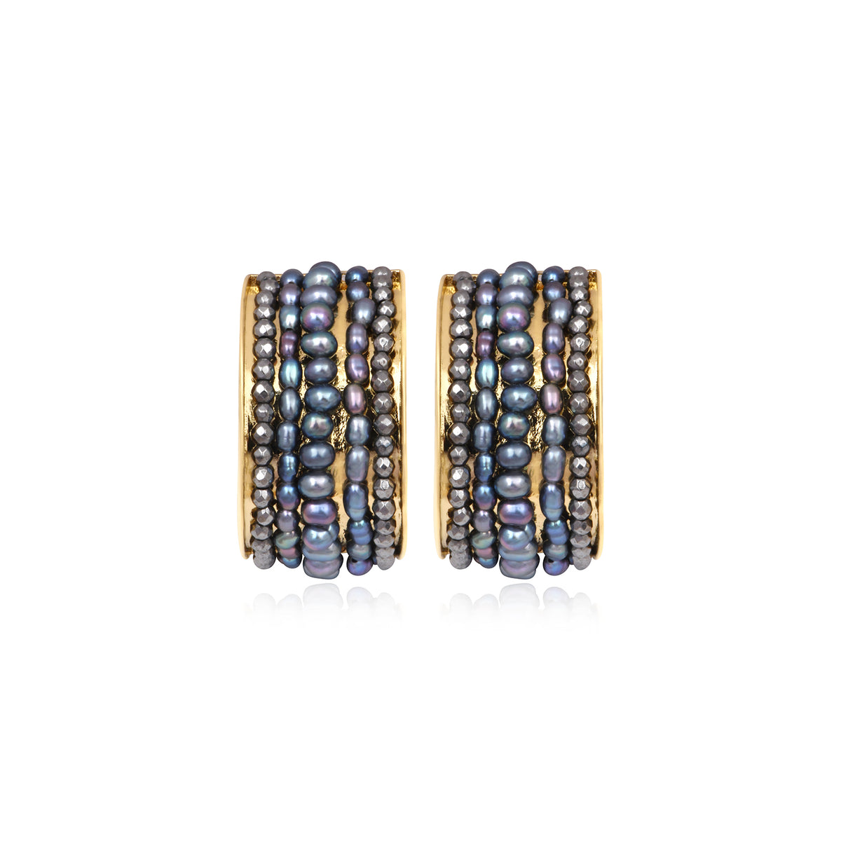 Dalila pierced rods - Black
