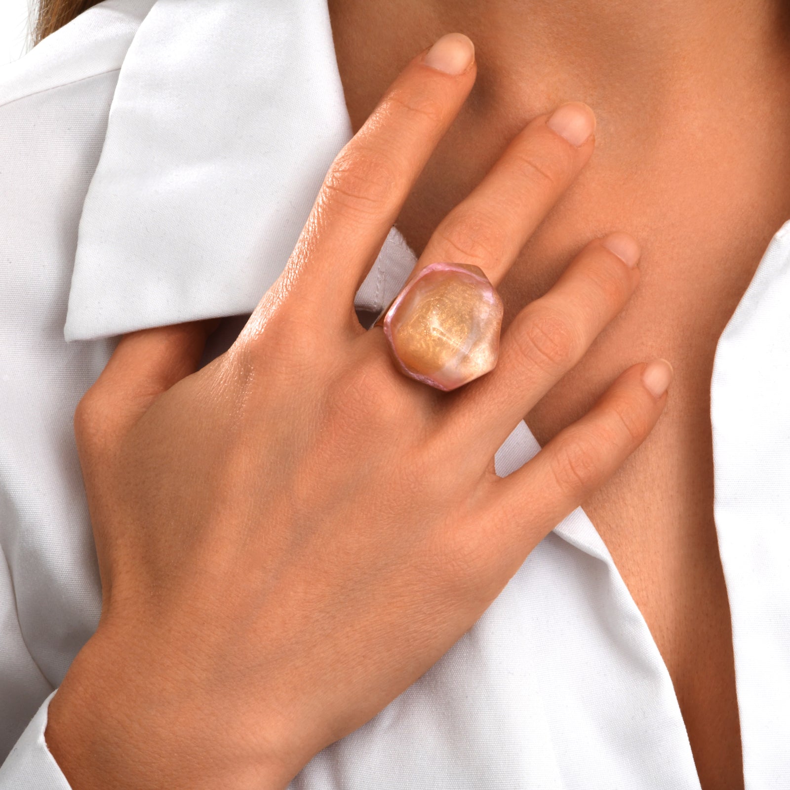 Everly Stone Adjustable Ring