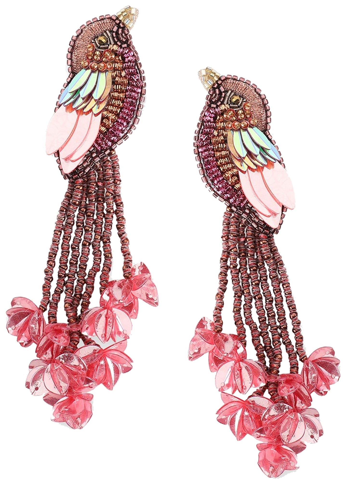 Kingfisher Earrings Pink