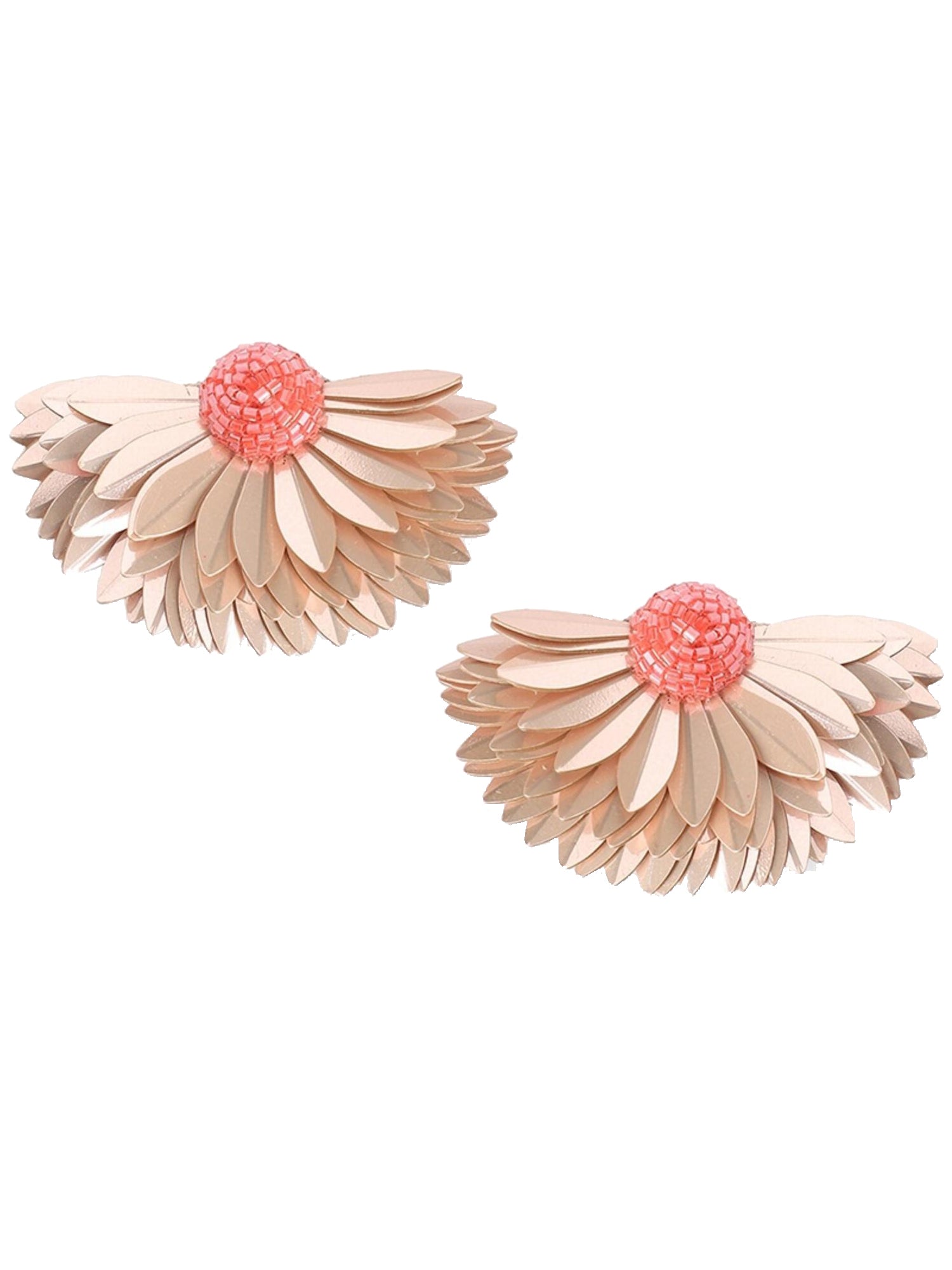 Marigold Earrings Beige