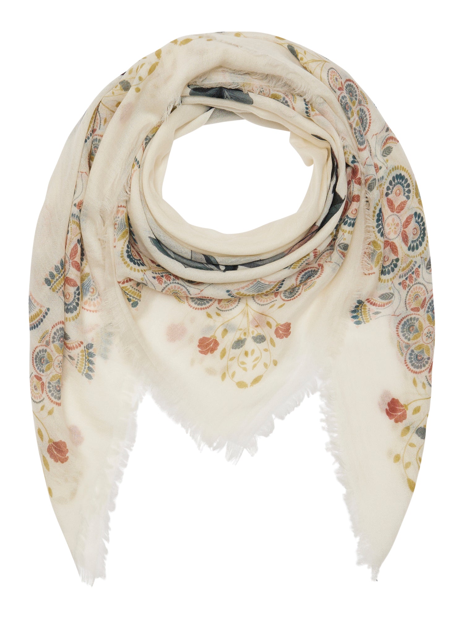 Wool-Silk 135x135  Scarf Panther Print