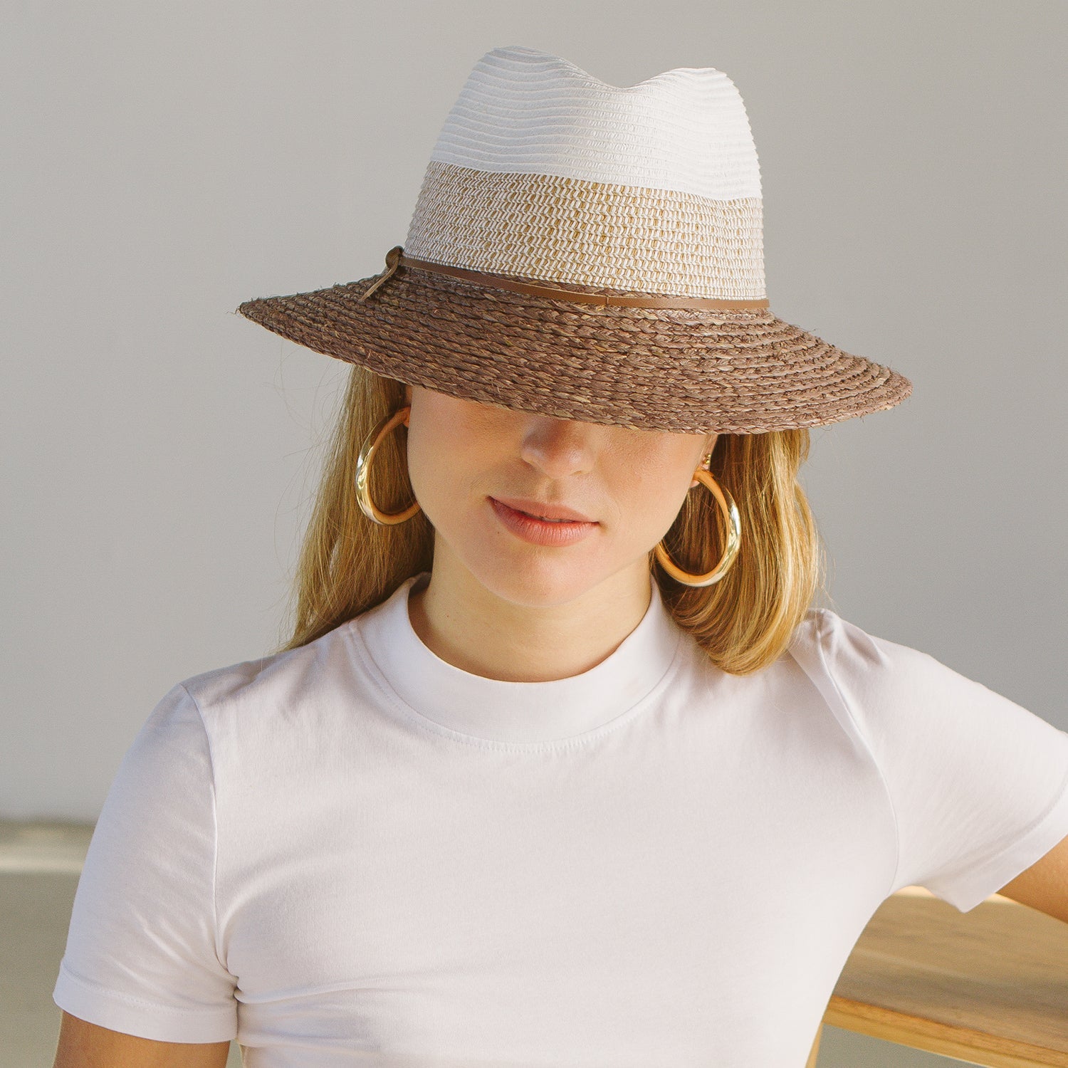 Tina Fedora - Mushroom 58cm