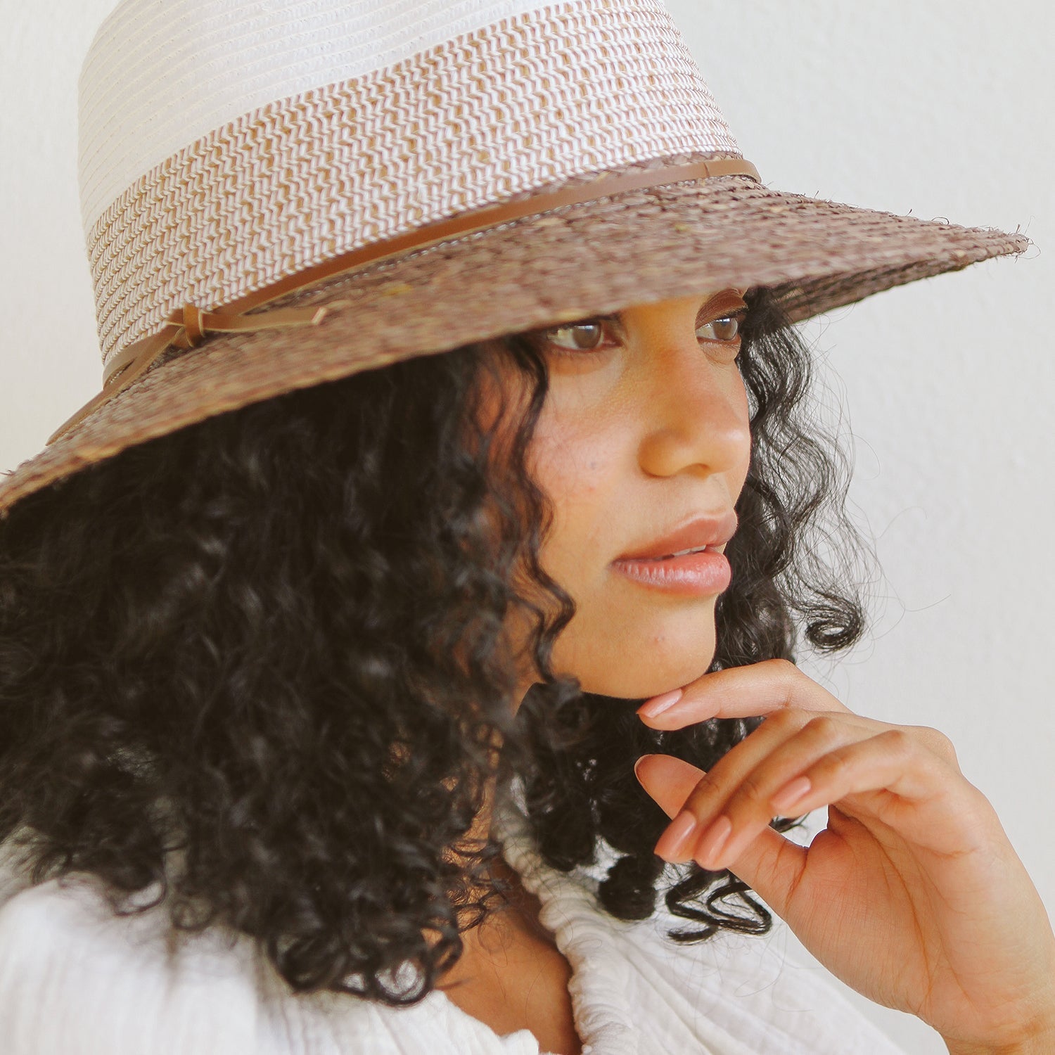 Tina Fedora - Mushroom 58cm
