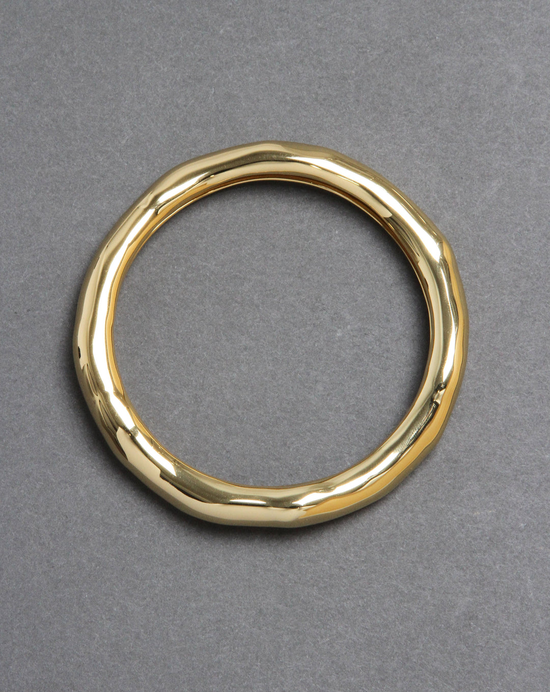 Small Molten Bangle Bracelet - Gold