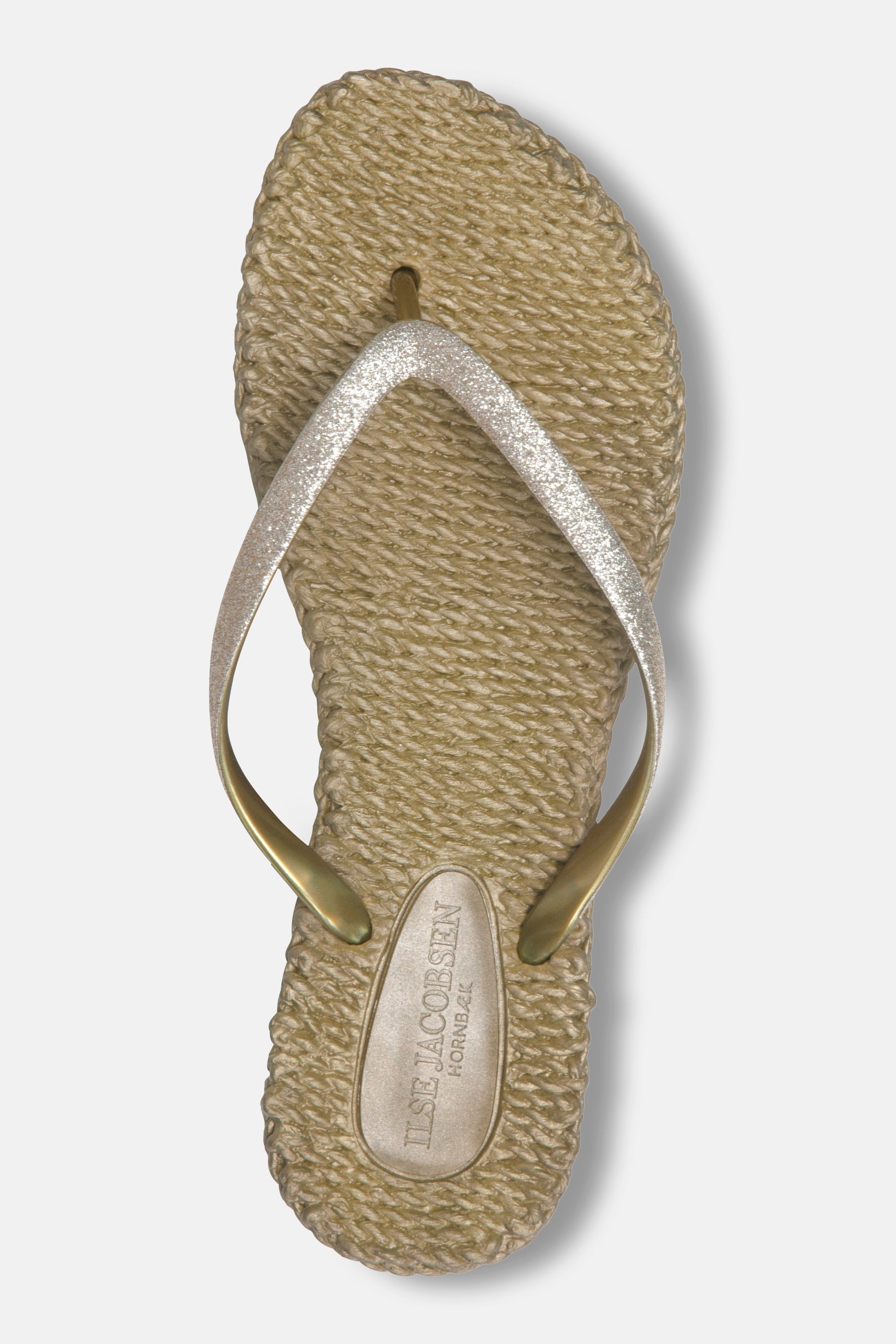 Flip Flop With Glitter - Gold