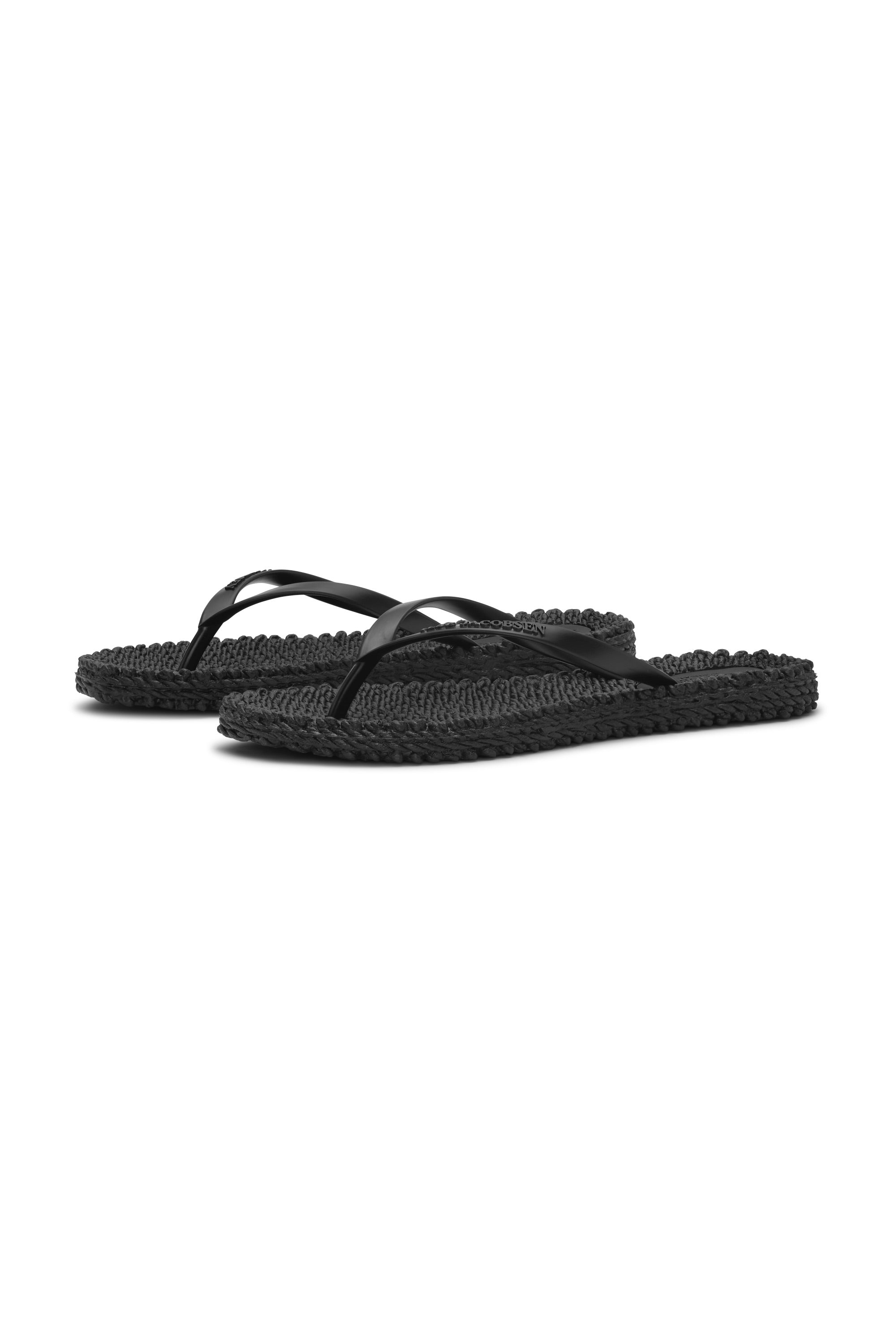 Flip Flop With Logo - Black
