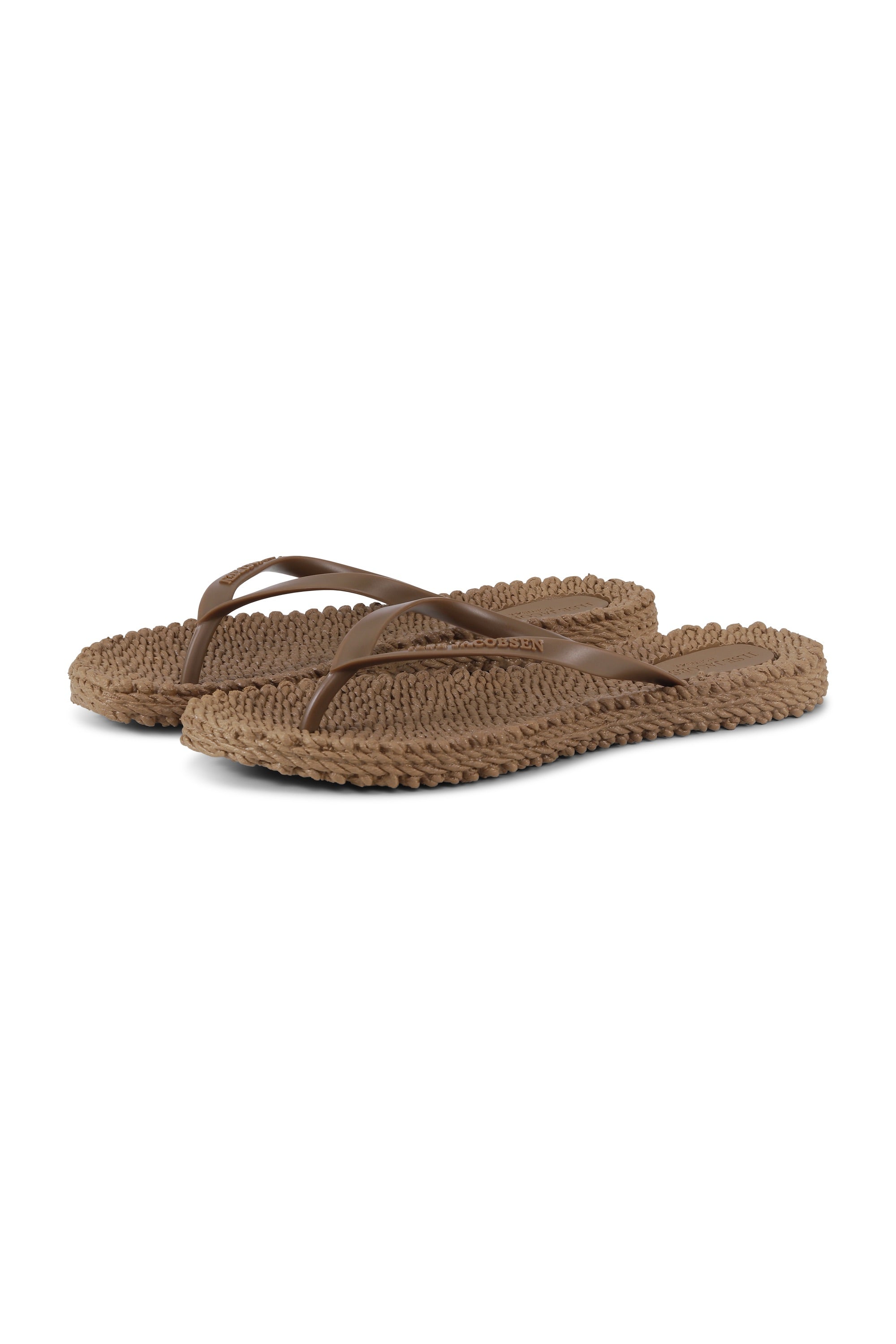 Flip Flop With Logo - Mocca