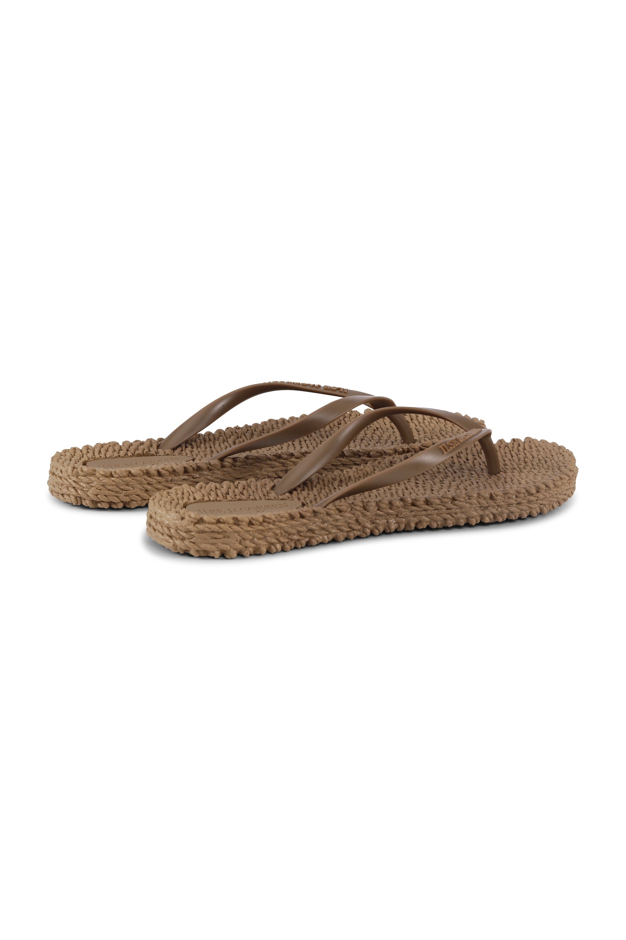 Flip Flop With Logo - Mocca