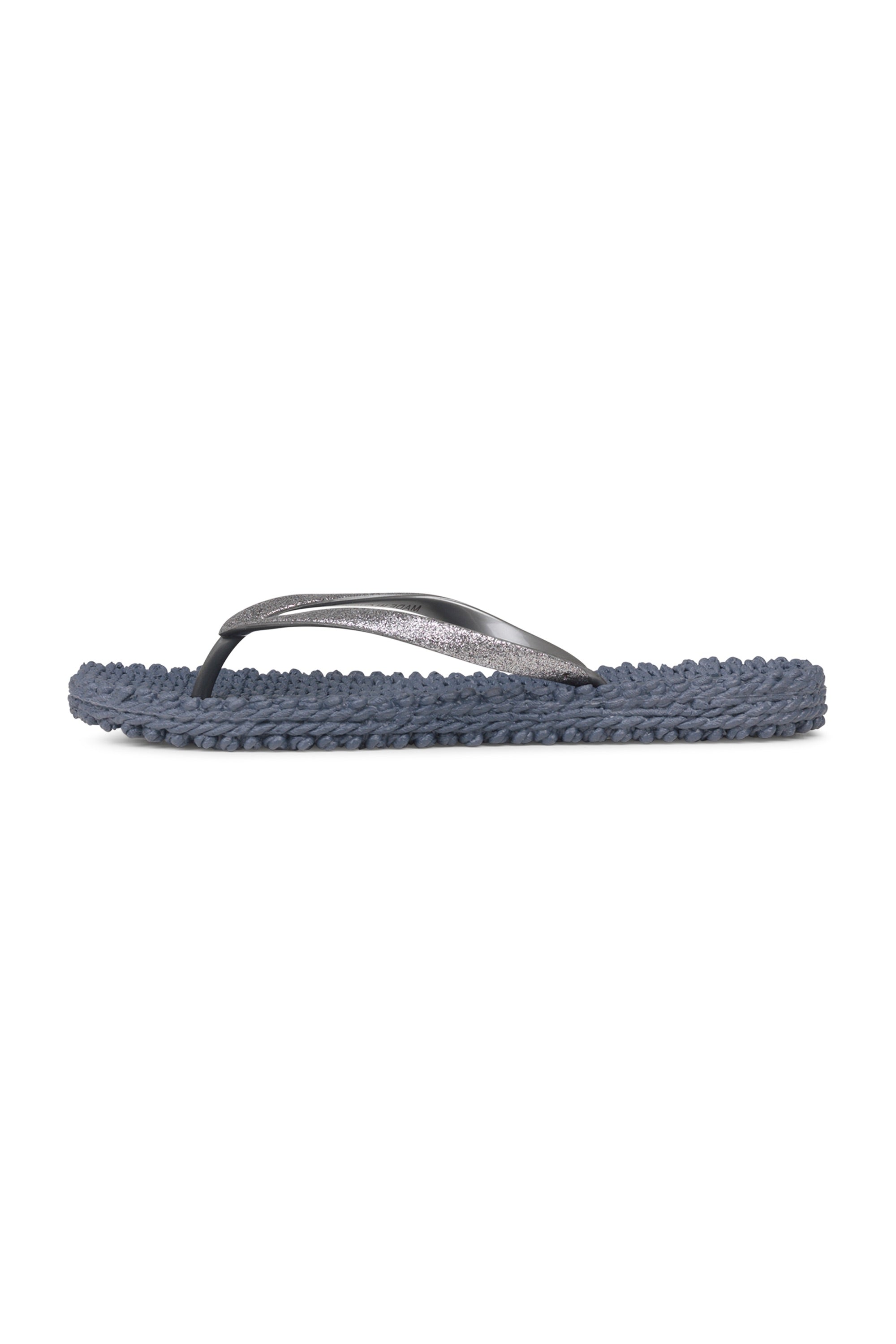 Flip Flop With Glitter - Grey