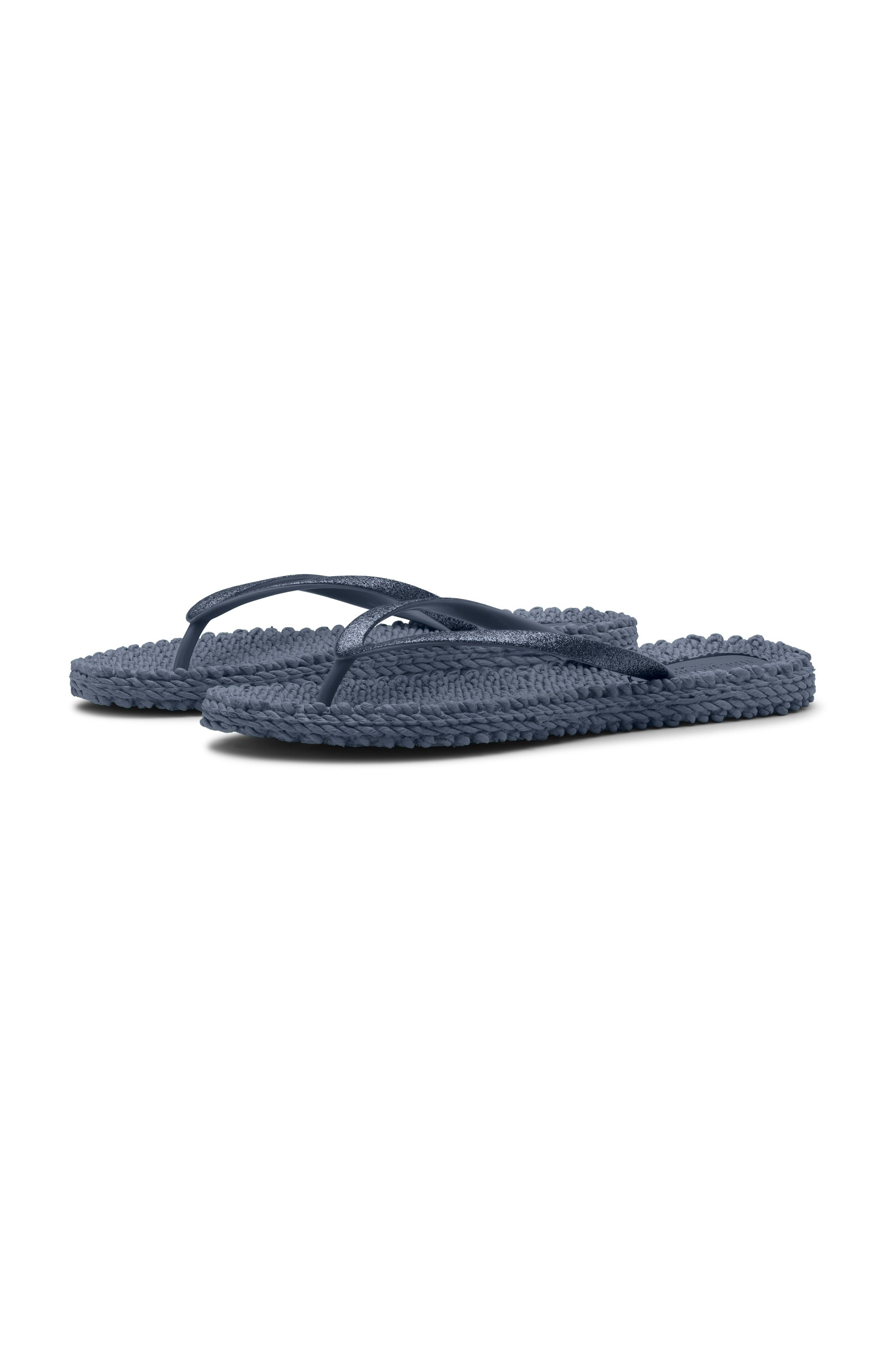 Flip Flop With Glitter - Indigo