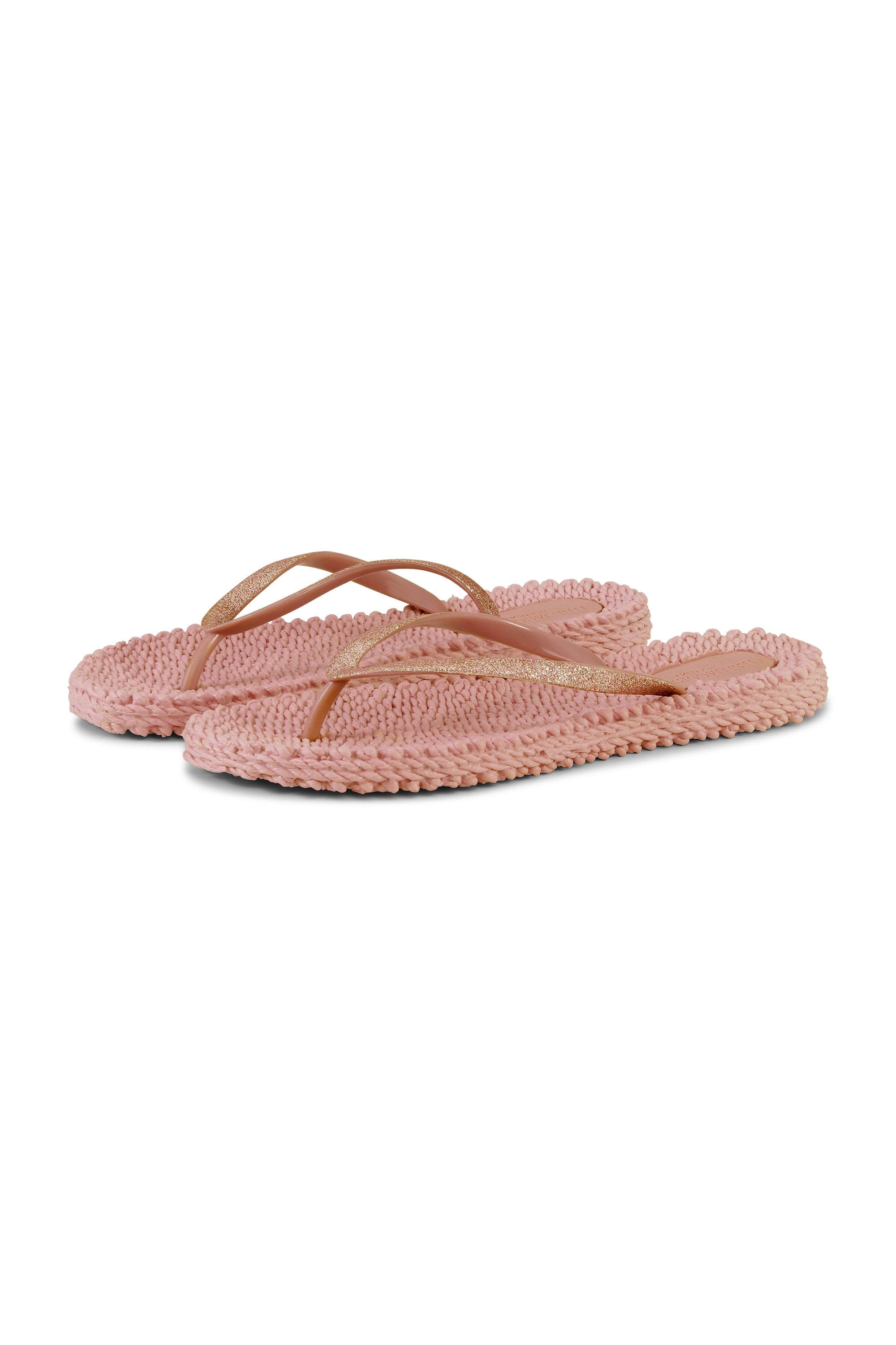 Flip Flop With Glitter - Misty Rose