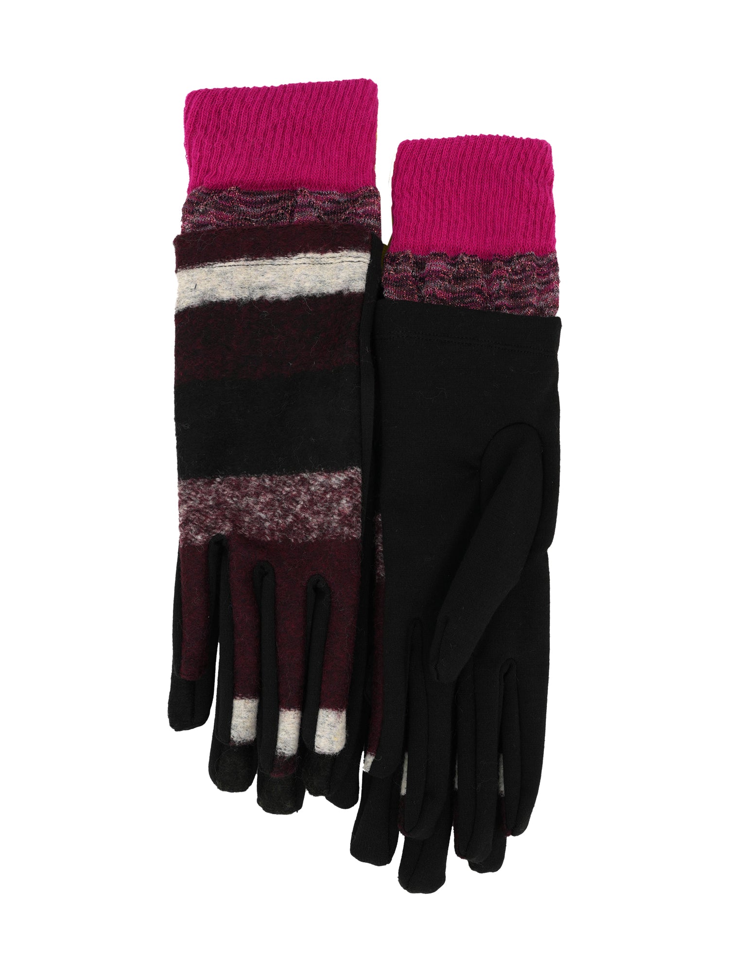 Gloves G174 Brown / Pink