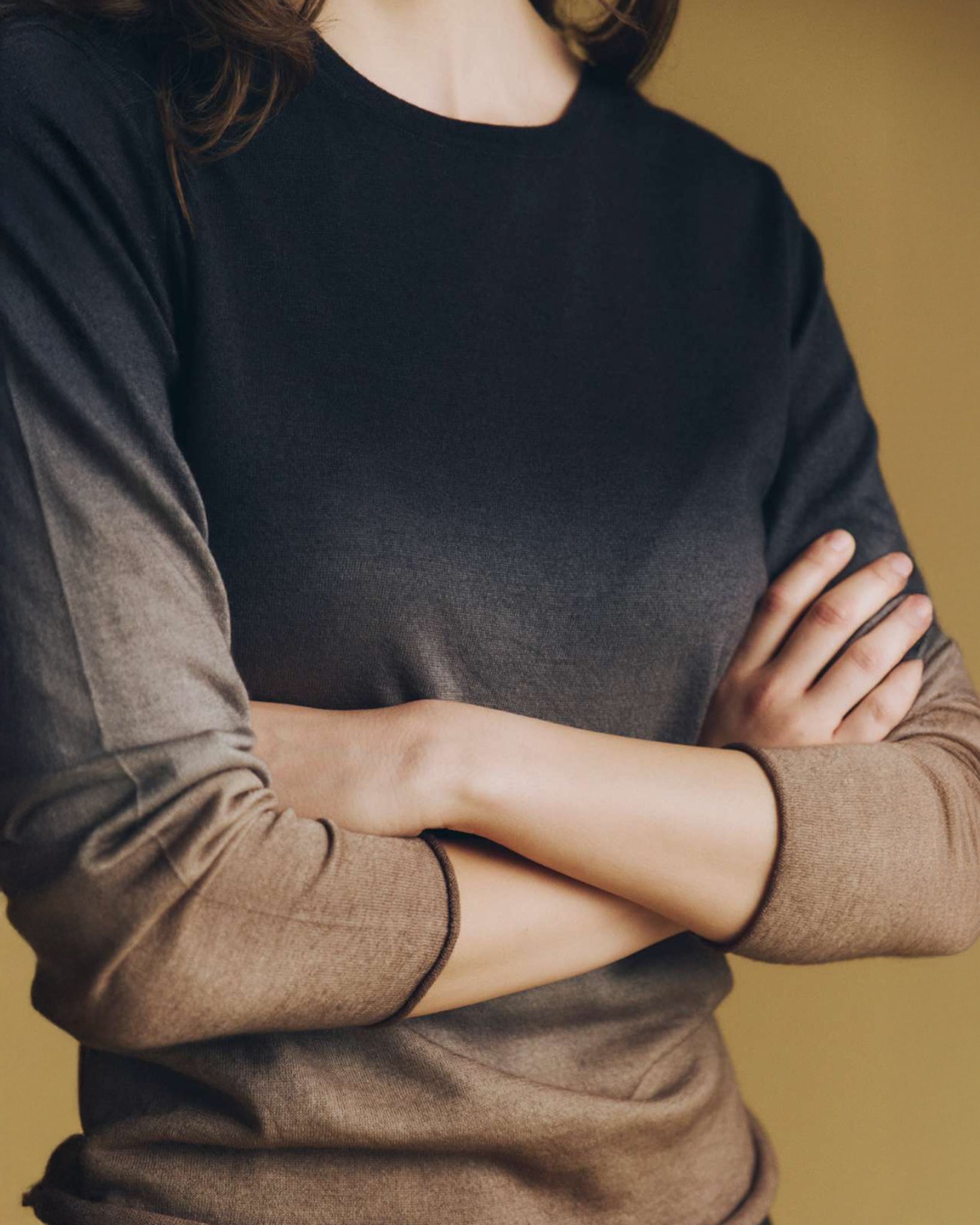 Indra T-Shirt Striped Degradee Oversize Round Neck