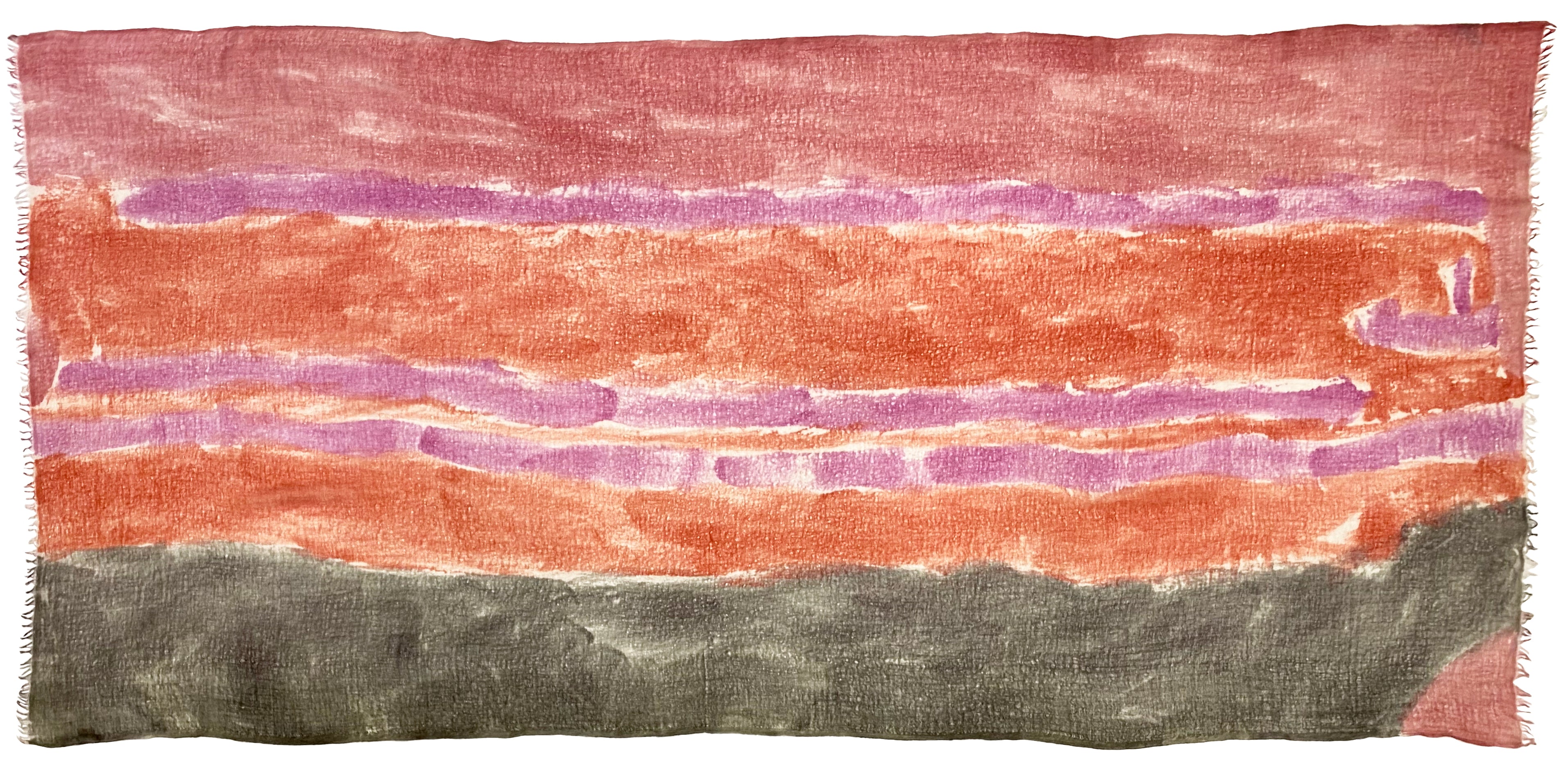 GAYNOR - 100 x 200 Cashmere Stole - Pink