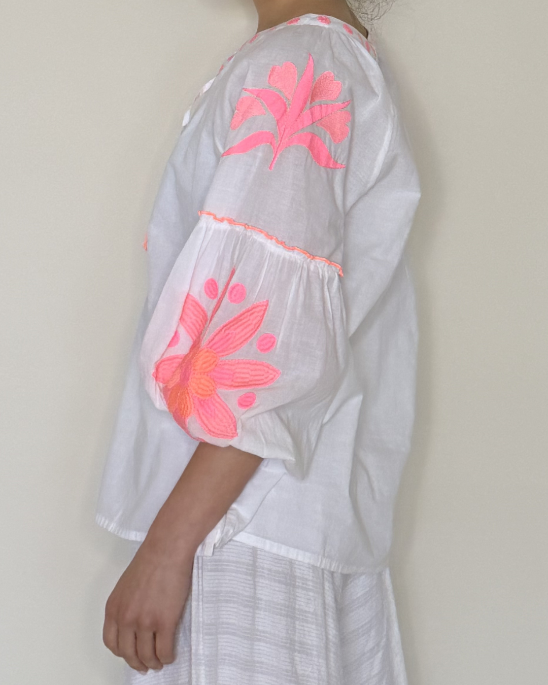 Gerbera Cotton Blouse