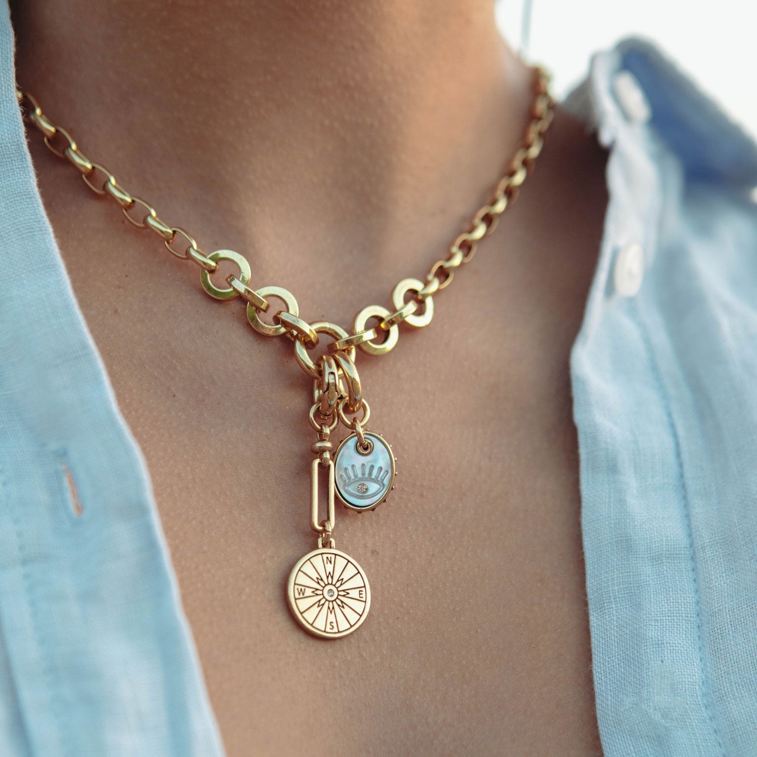 Voyager Gold Necklace