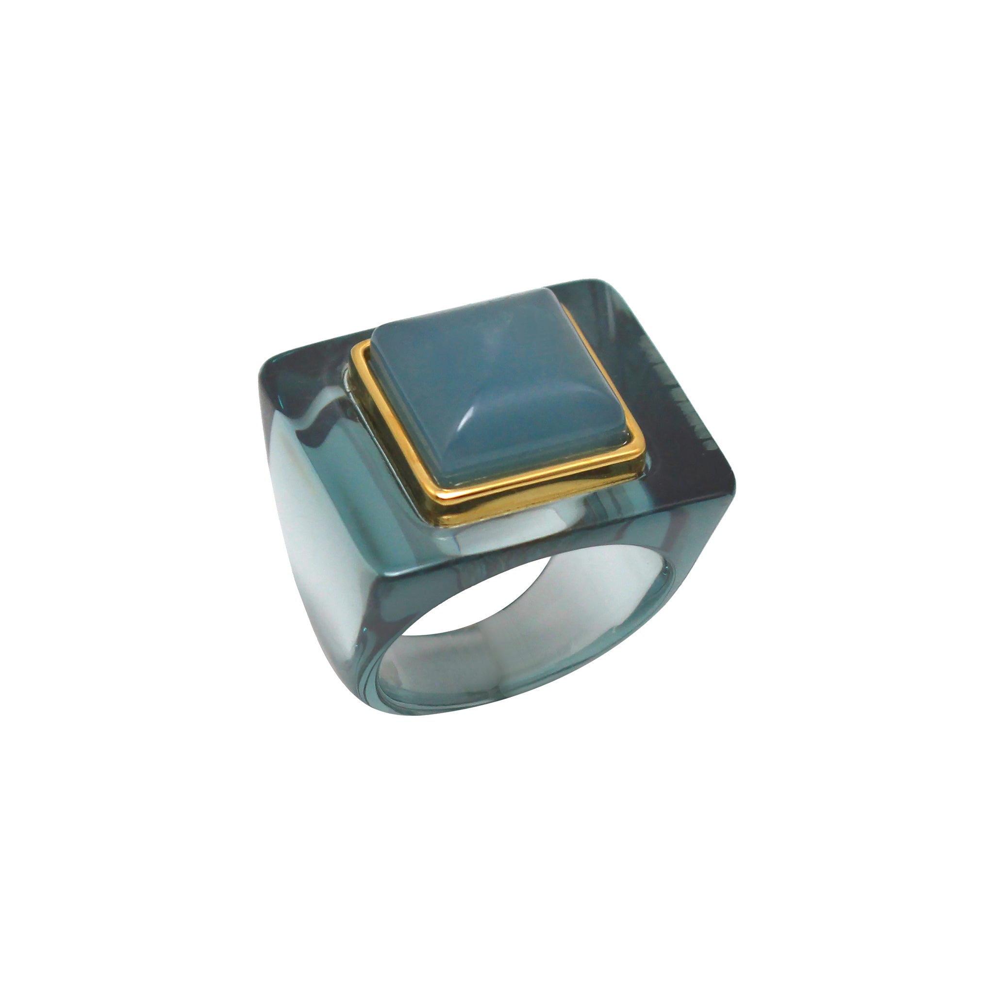 Haven Ring - Deep Blue Poly Periwinkle