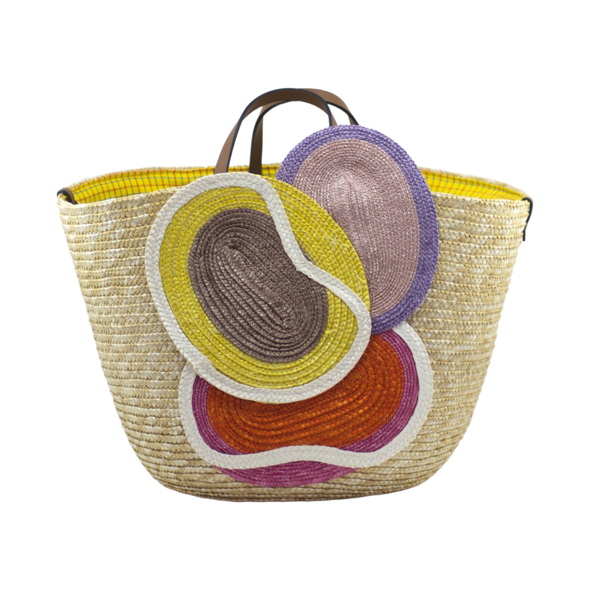 Artisan Spiral Straw Bag