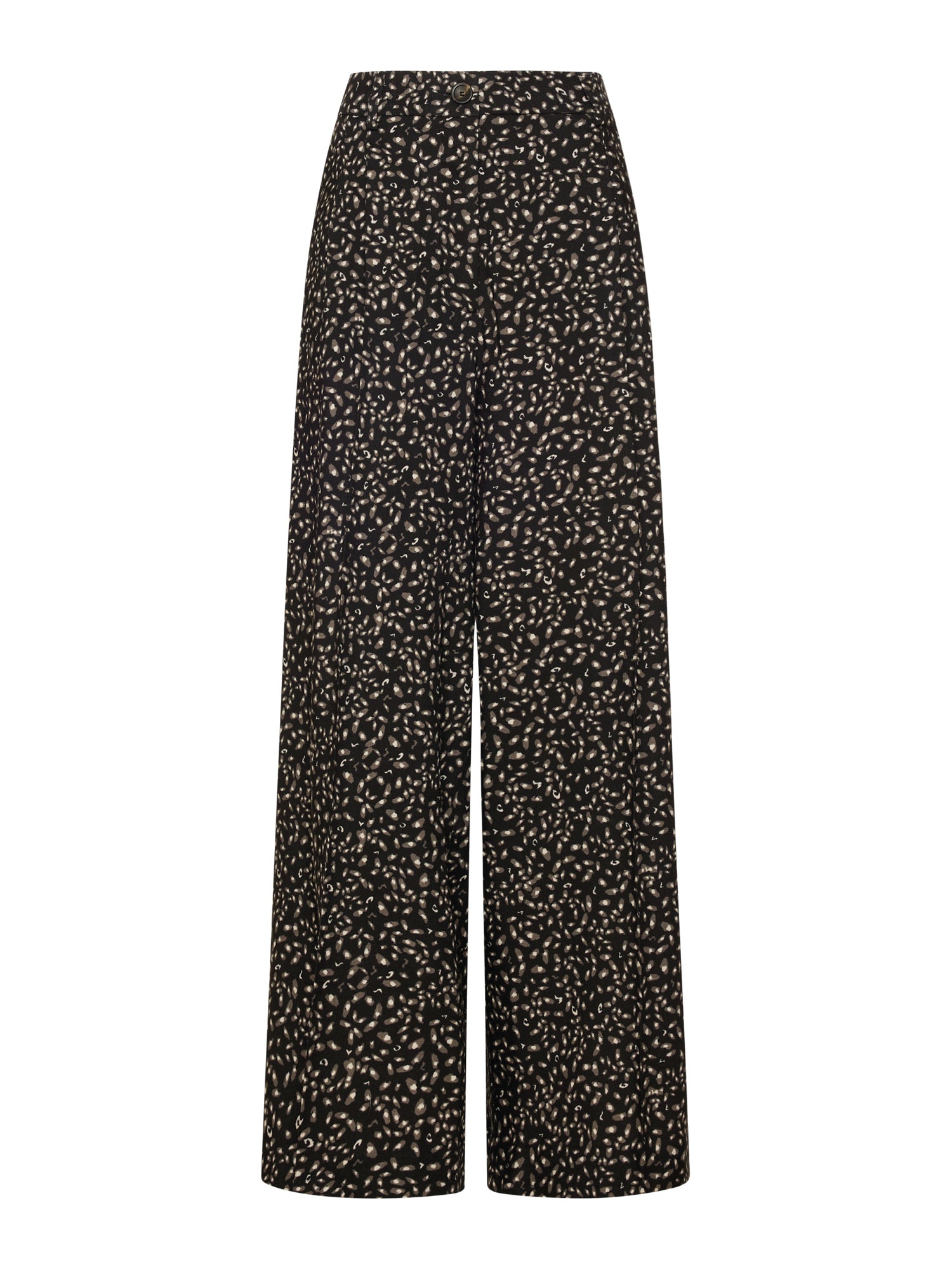 Wool-Silk  Pants Animalier Print