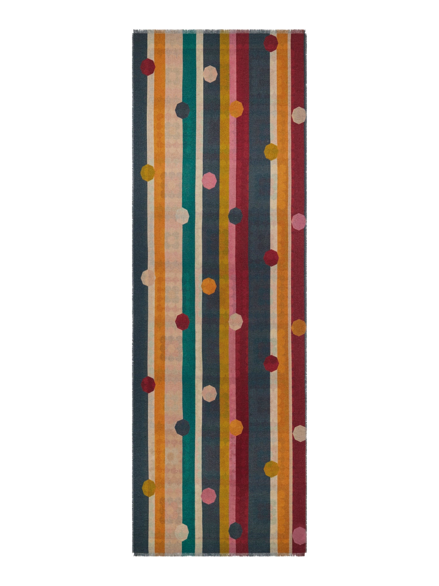 Wool-Silk  Stole Crochet Print