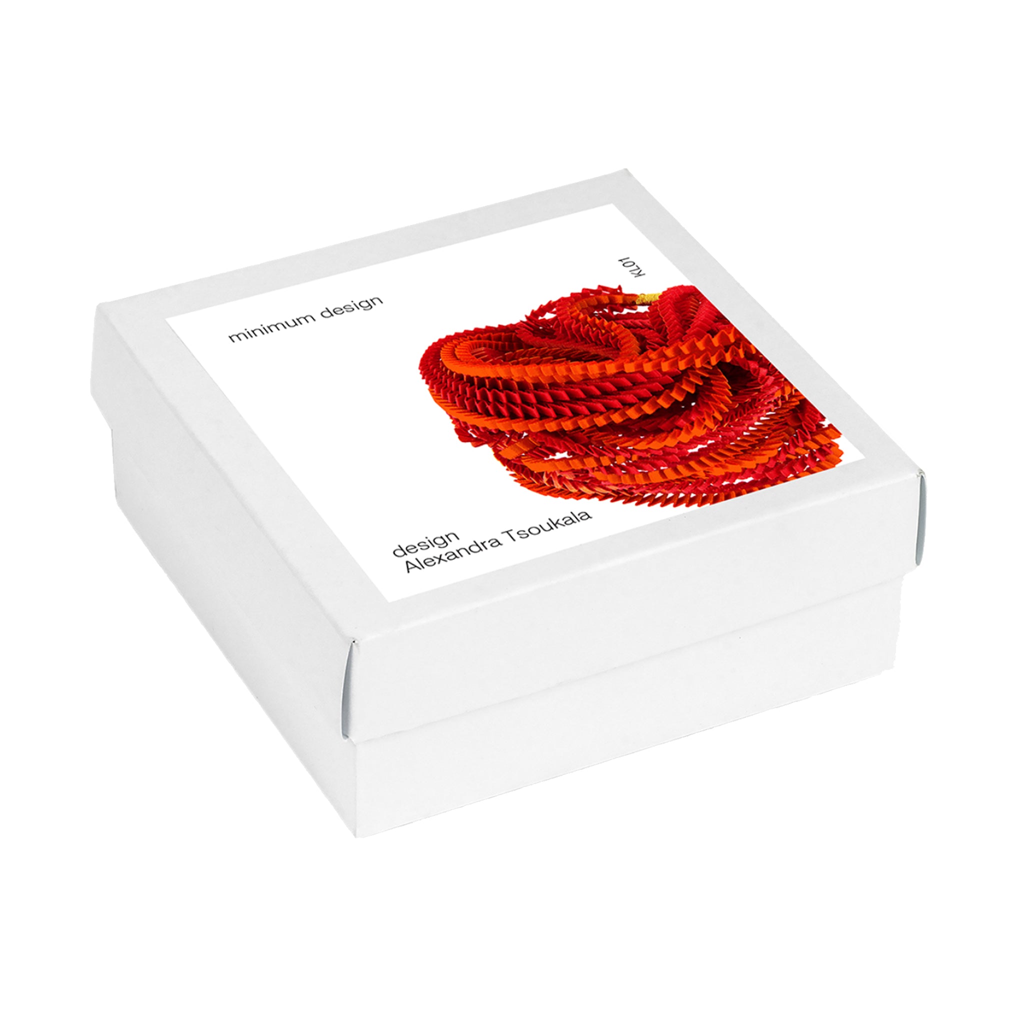 "Essilp" Necklace - Red Orange