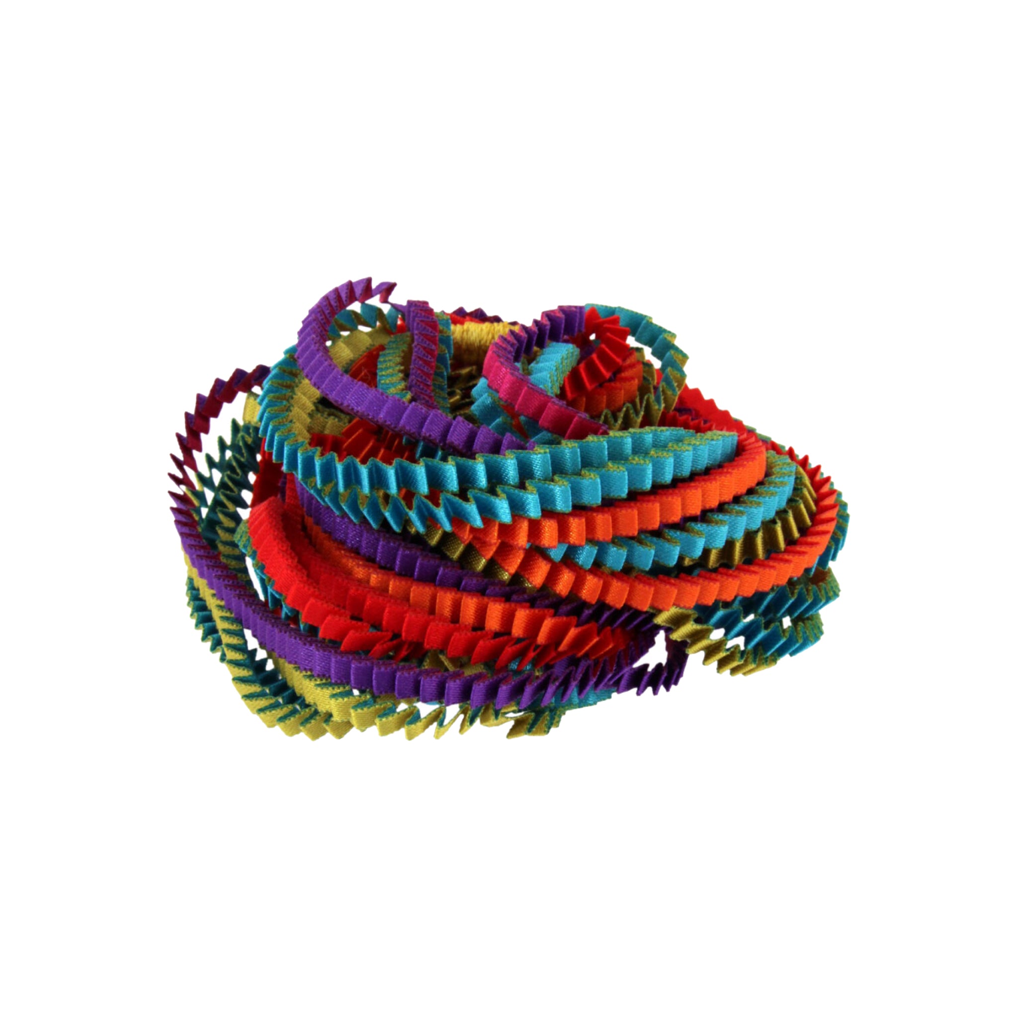"Essilp" Necklace - Fuchsia, Gold, Orange, Purple, Red, Turquoise