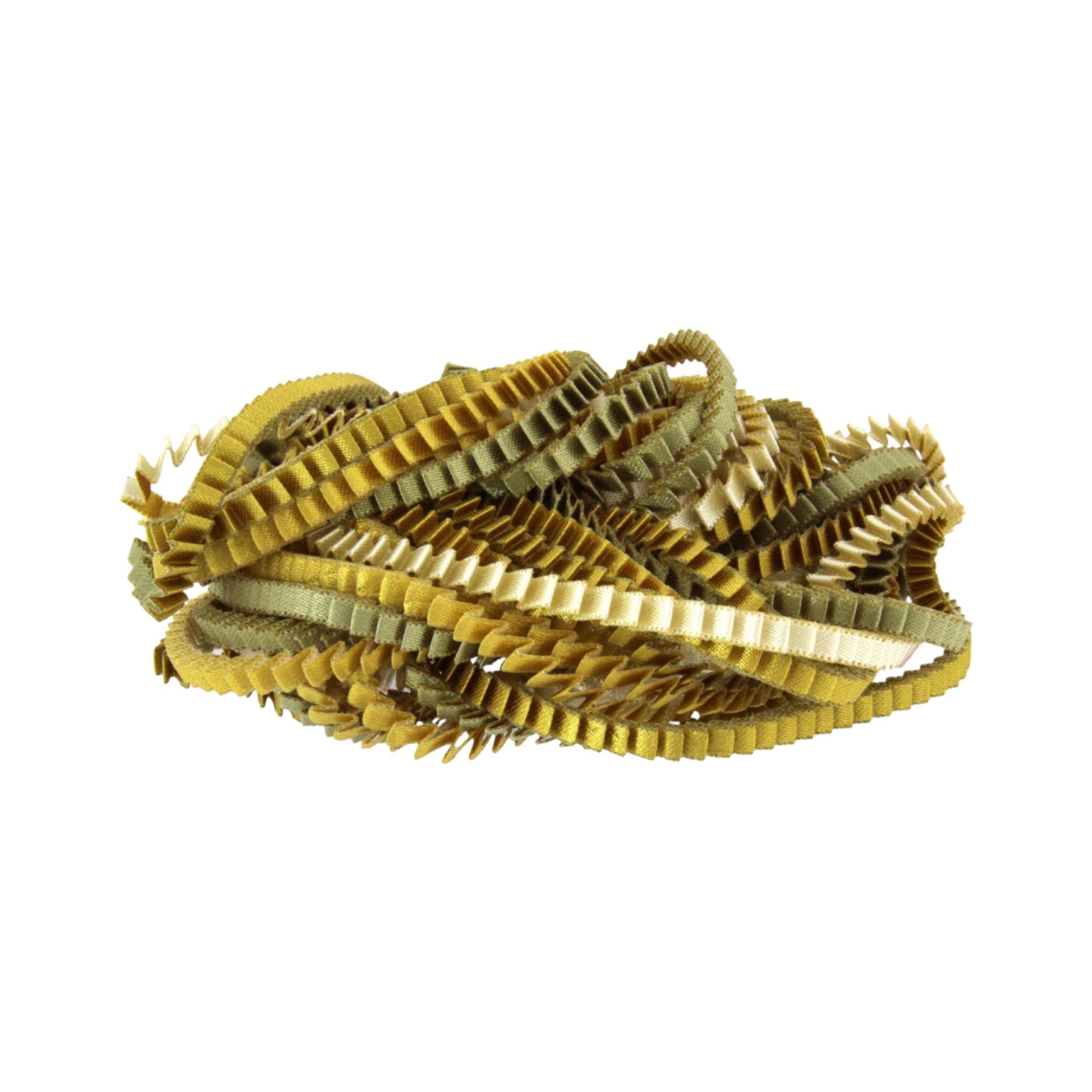 "Essilp" Necklace - Gold, Ivory, Khaki