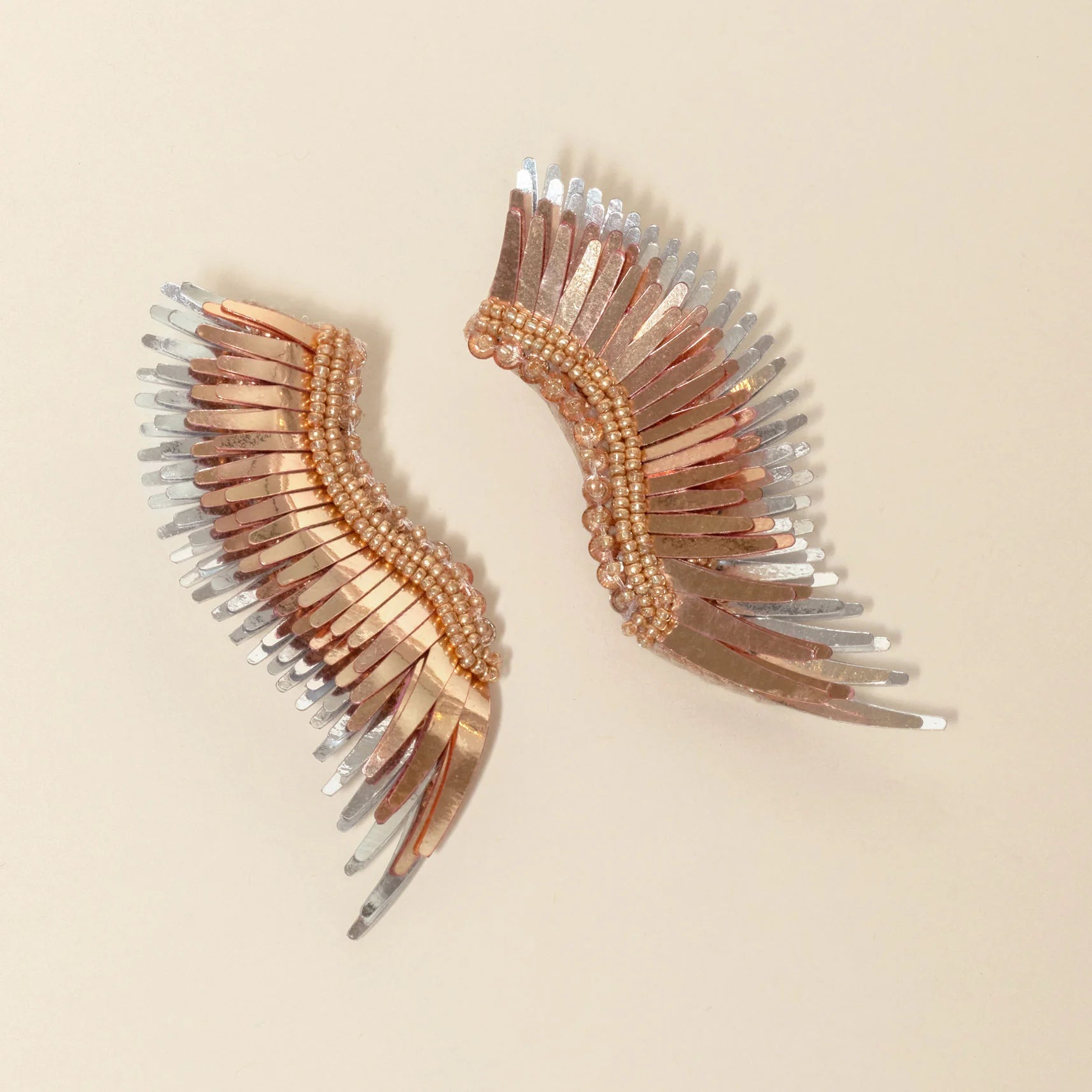 Midi Madeline Earrings Silver / Rose Gold