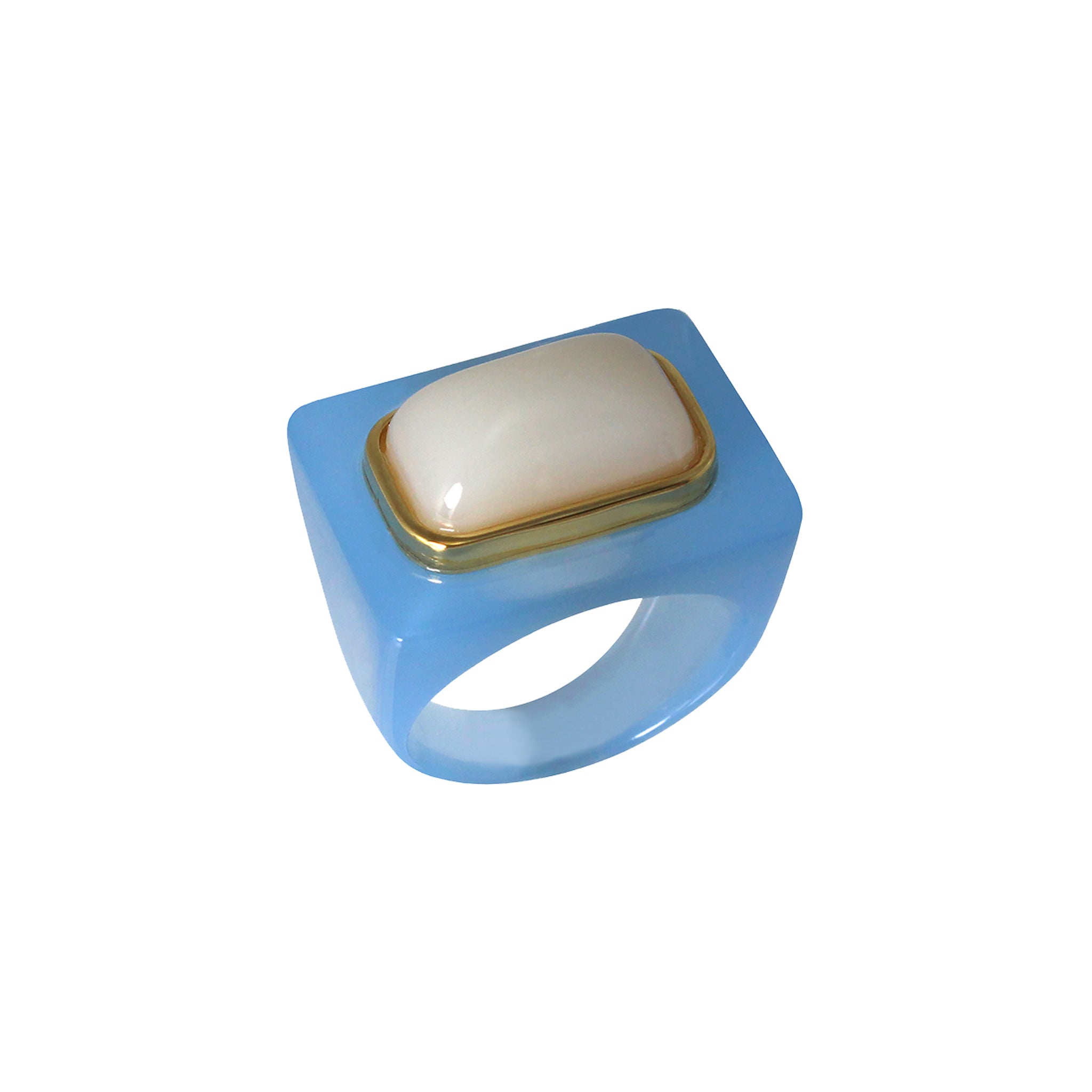 Savannah Ring - Deep Blue  Ivory